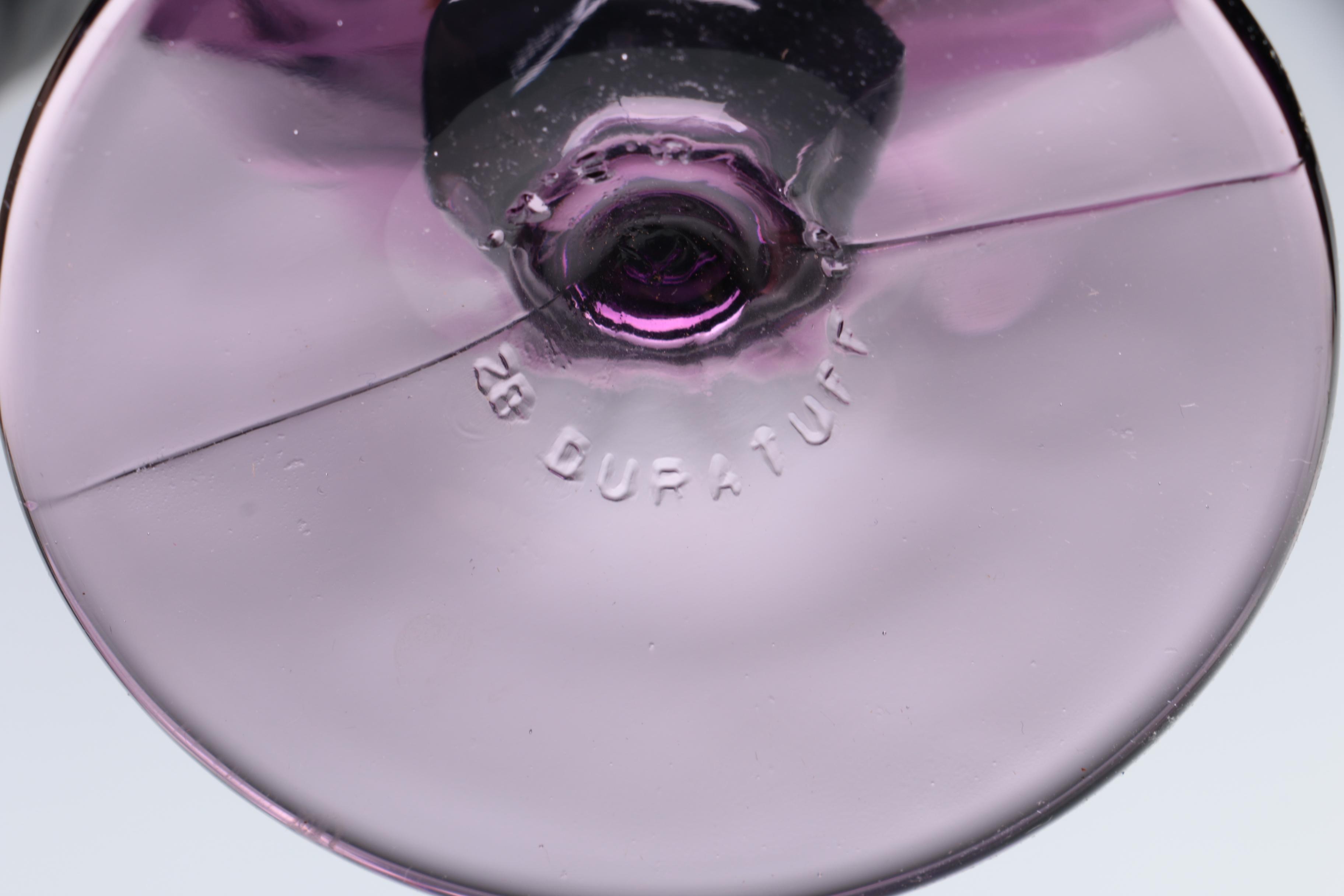 Libbey "Gibraltar Plum" Iced Tea Glasses