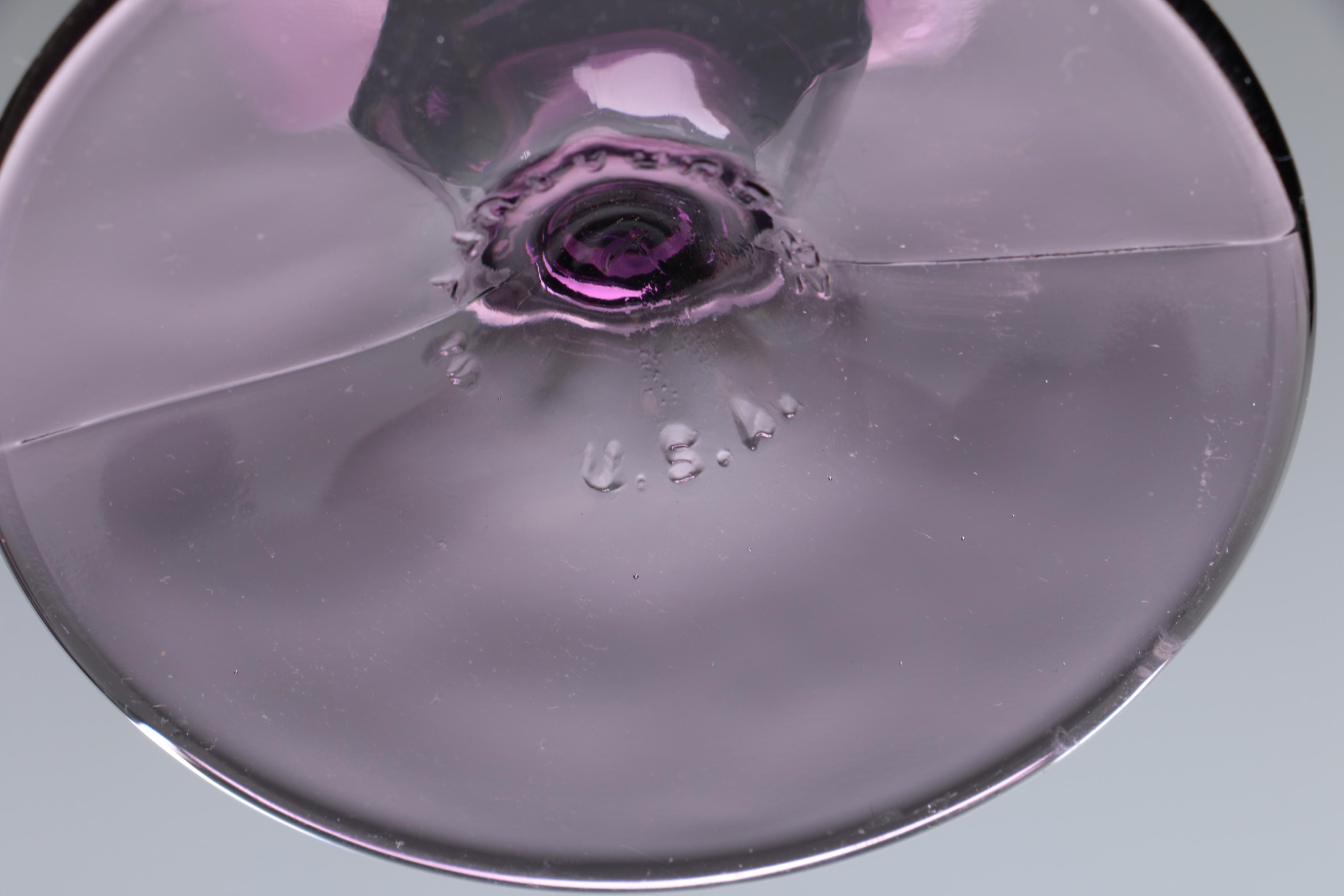 Libbey "Gibraltar Plum" Iced Tea Glasses