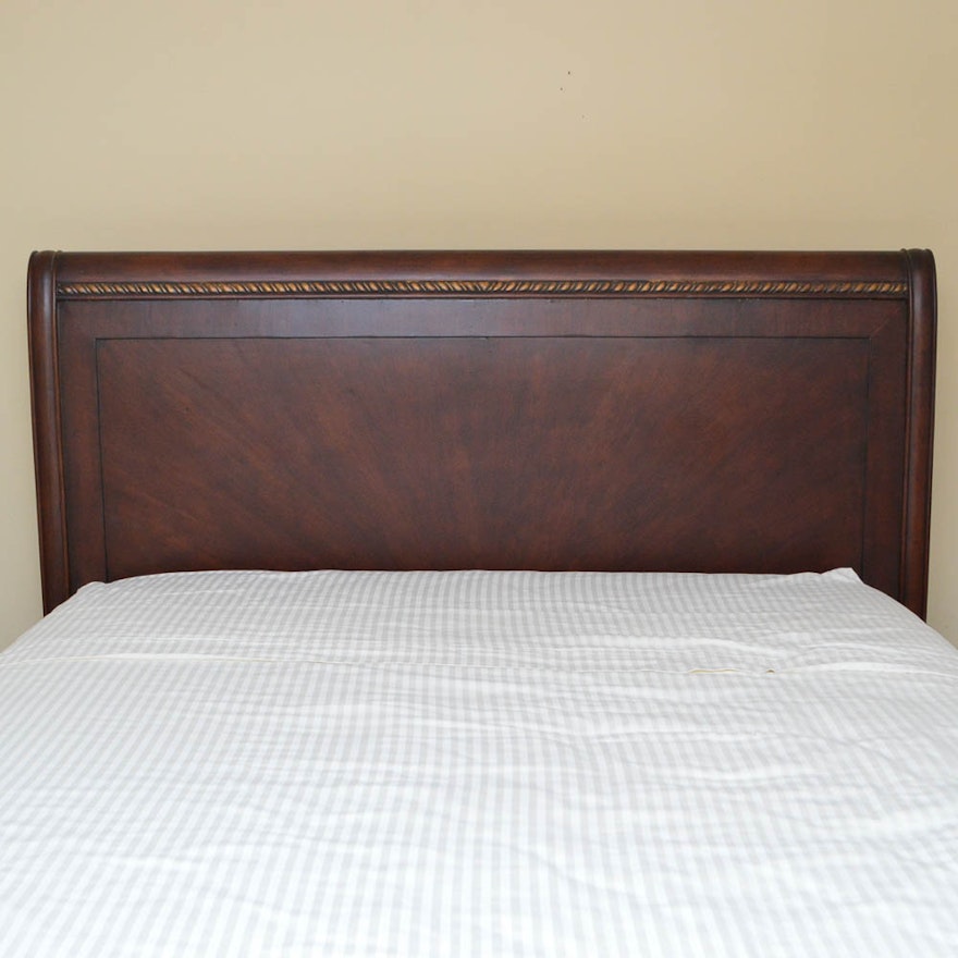 Queen Sleigh Style Bed Frame by Riviera