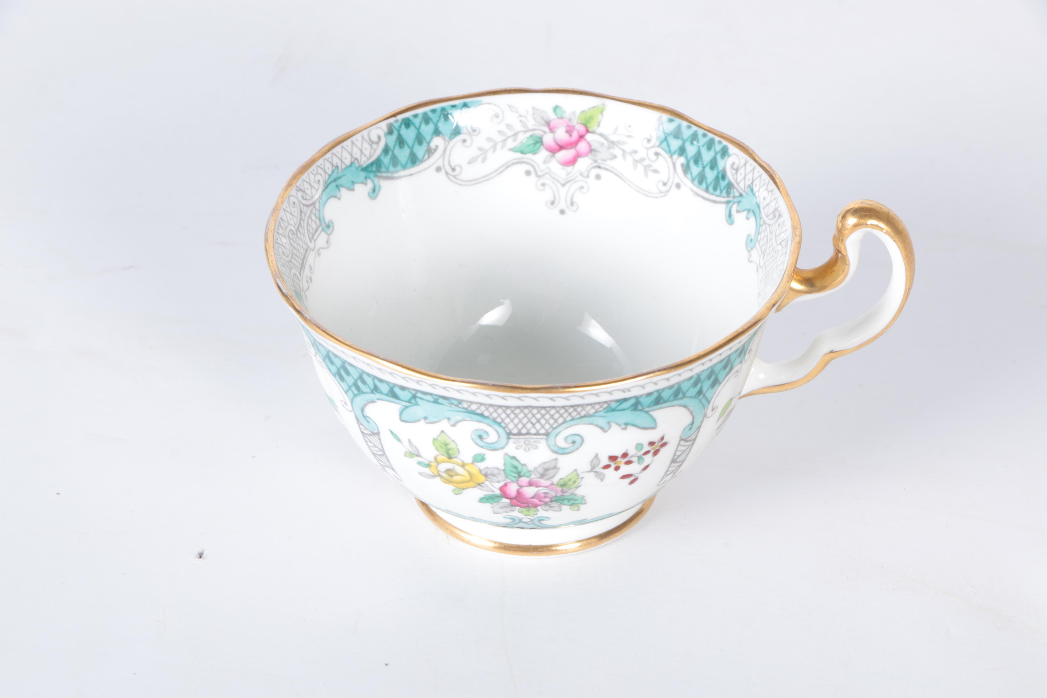 Circa 1950s Adderley "Lowestoft" Bone China Tableware