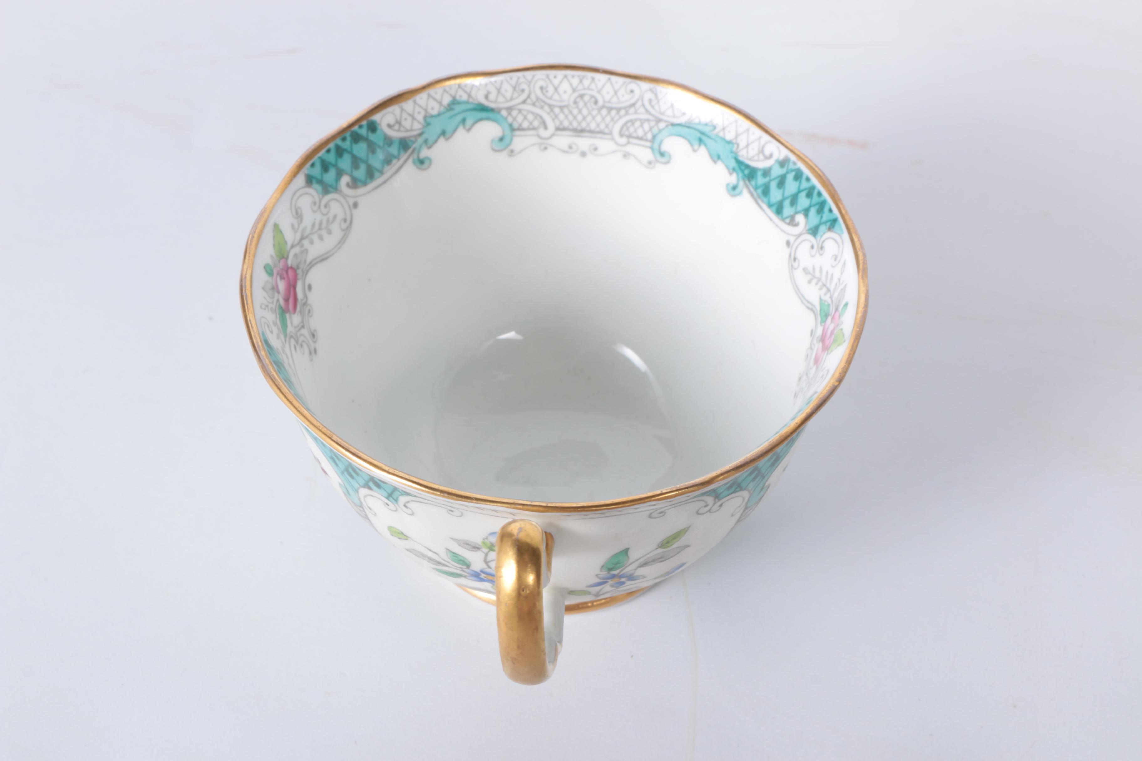 Circa 1950s Adderley "Lowestoft" Bone China Tableware