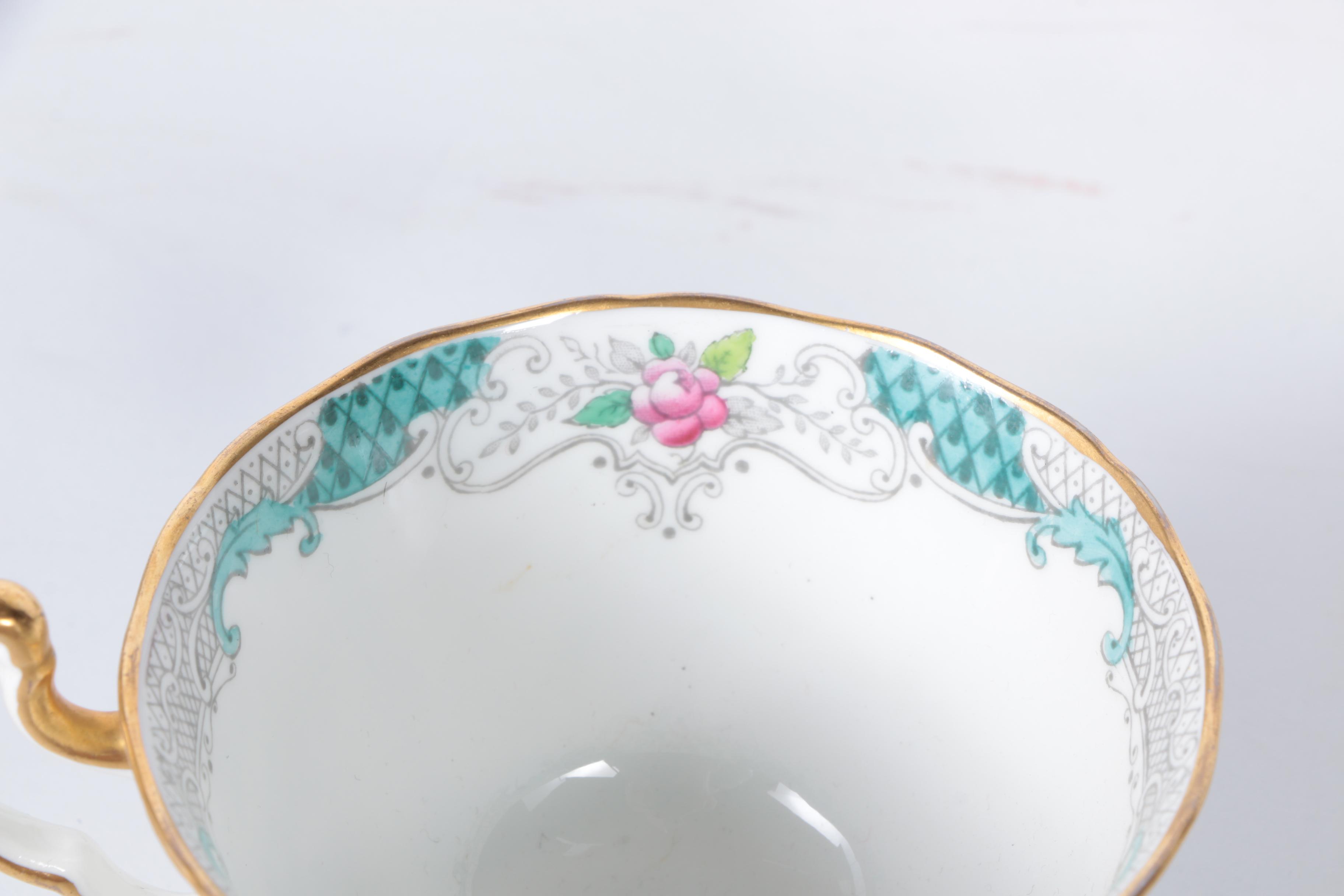 Circa 1950s Adderley "Lowestoft" Bone China Tableware