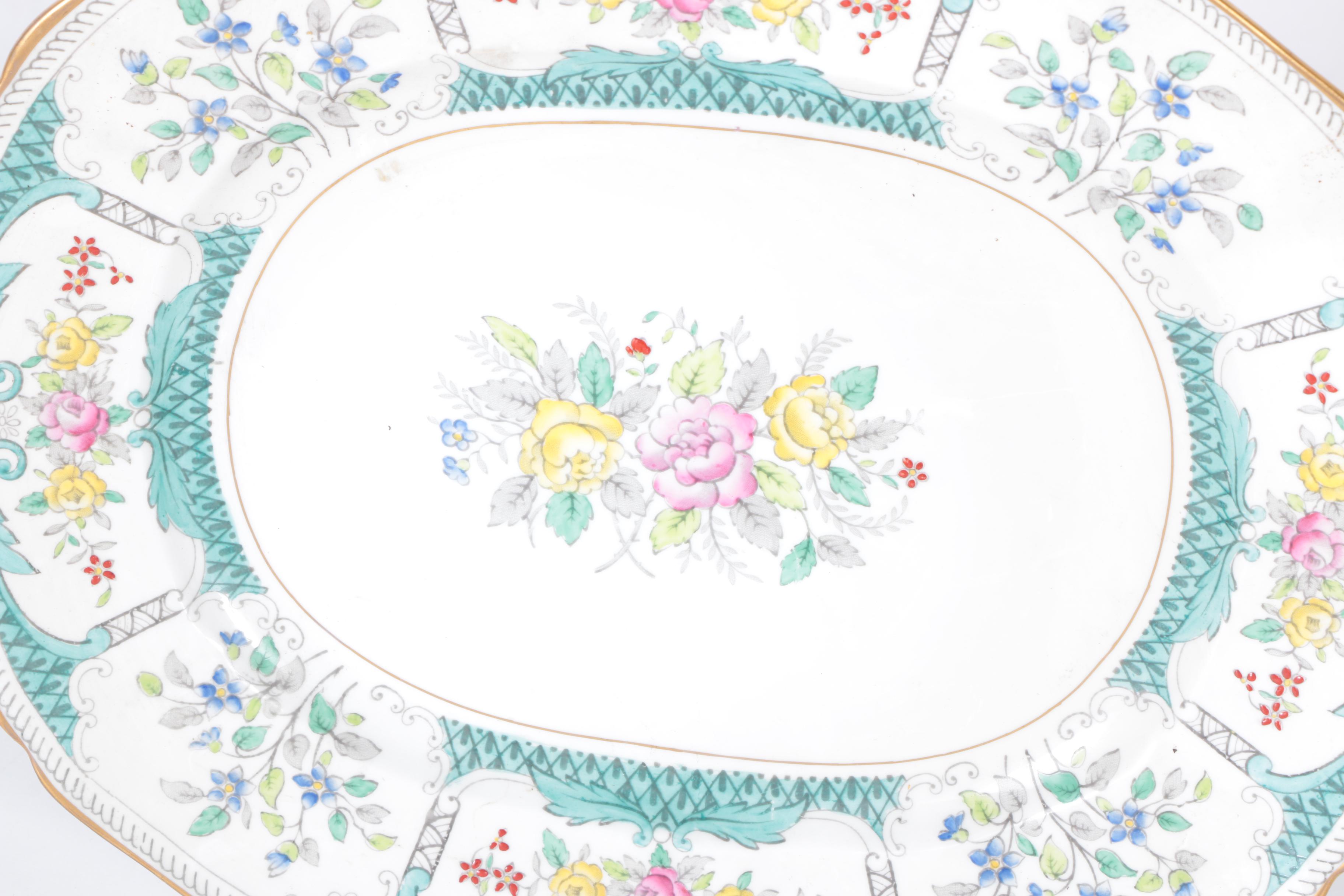 Circa 1950s Adderley "Lowestoft" Bone China Tableware