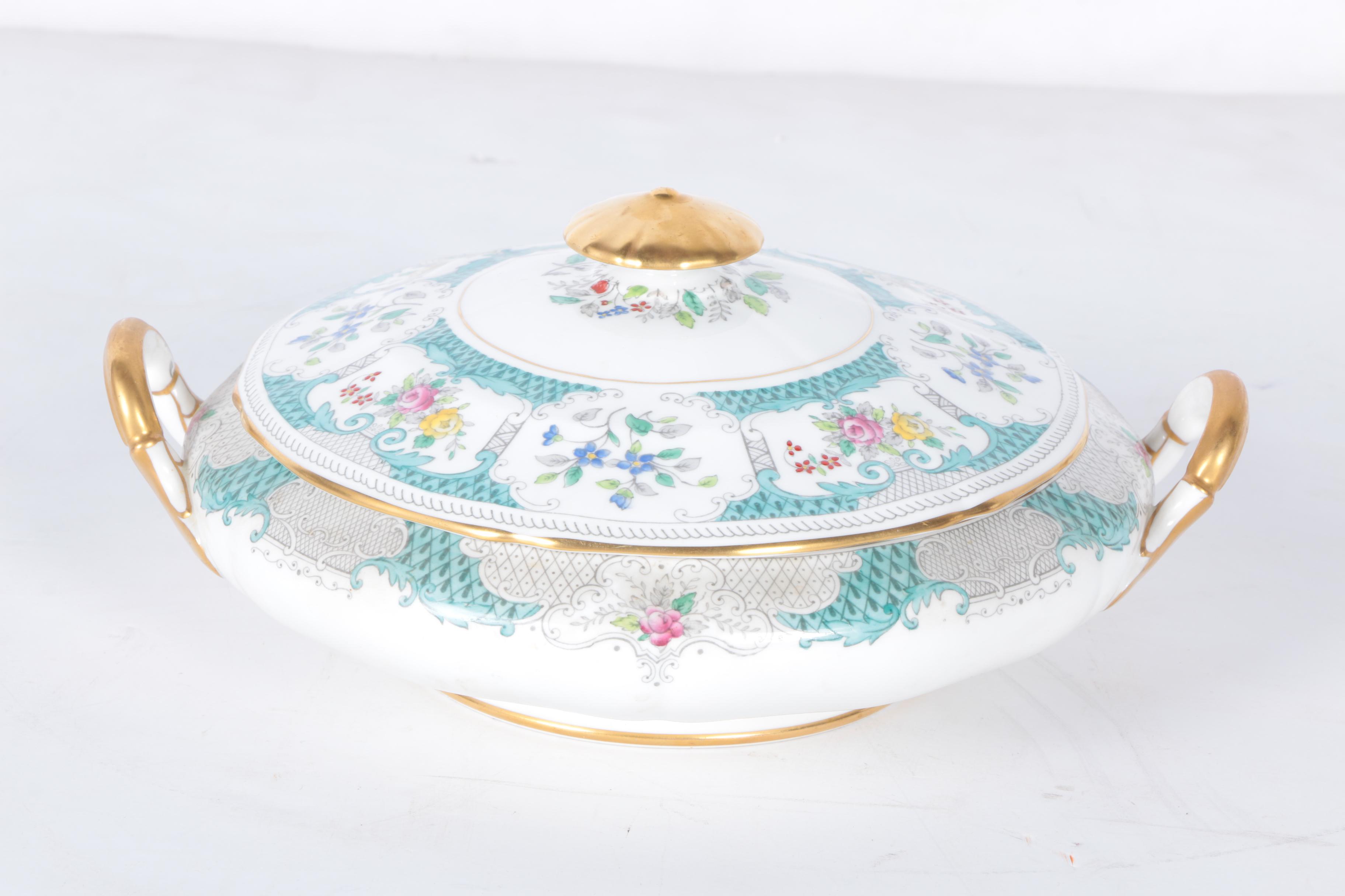 Circa 1950s Adderley "Lowestoft" Bone China Tableware