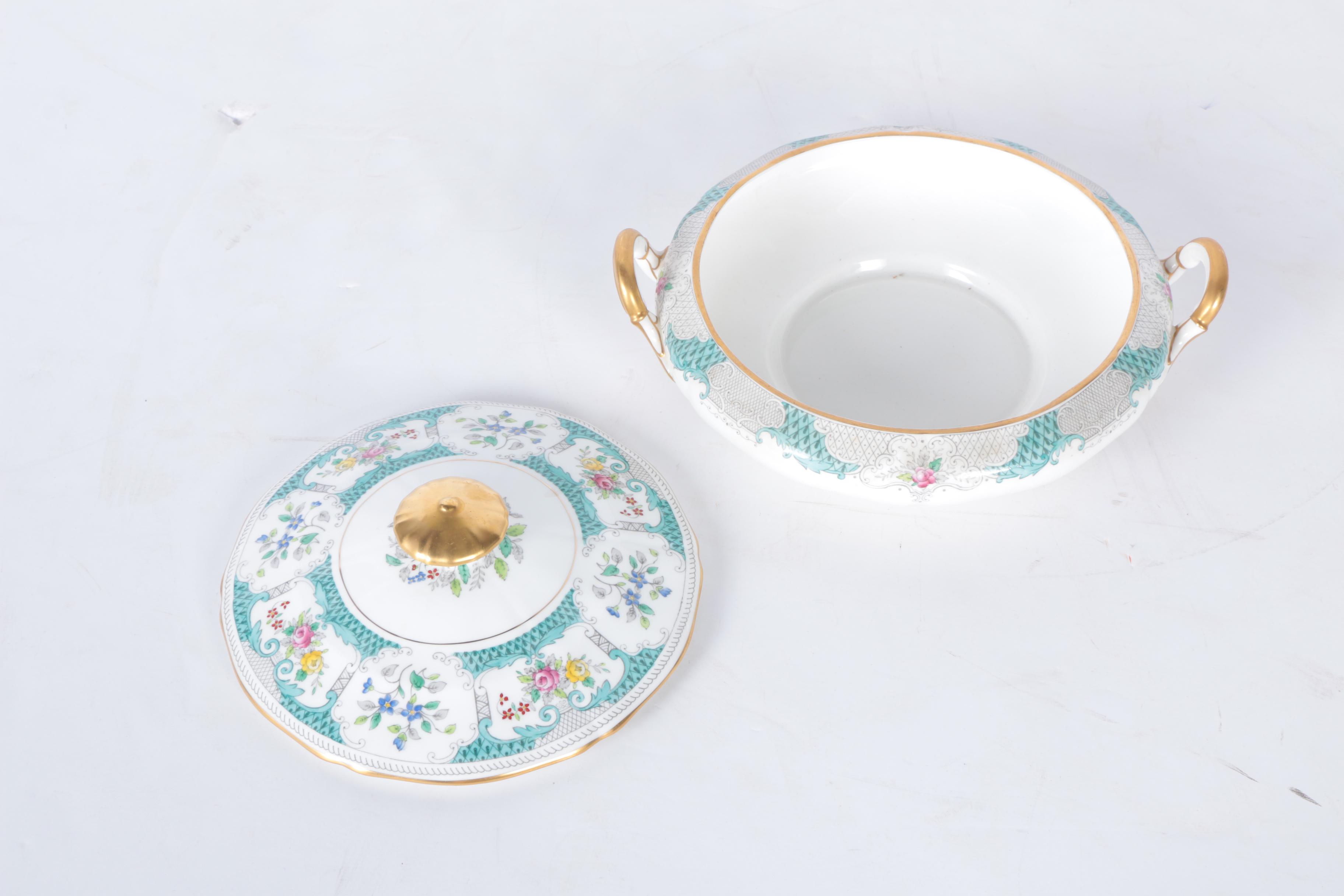 Circa 1950s Adderley "Lowestoft" Bone China Tableware