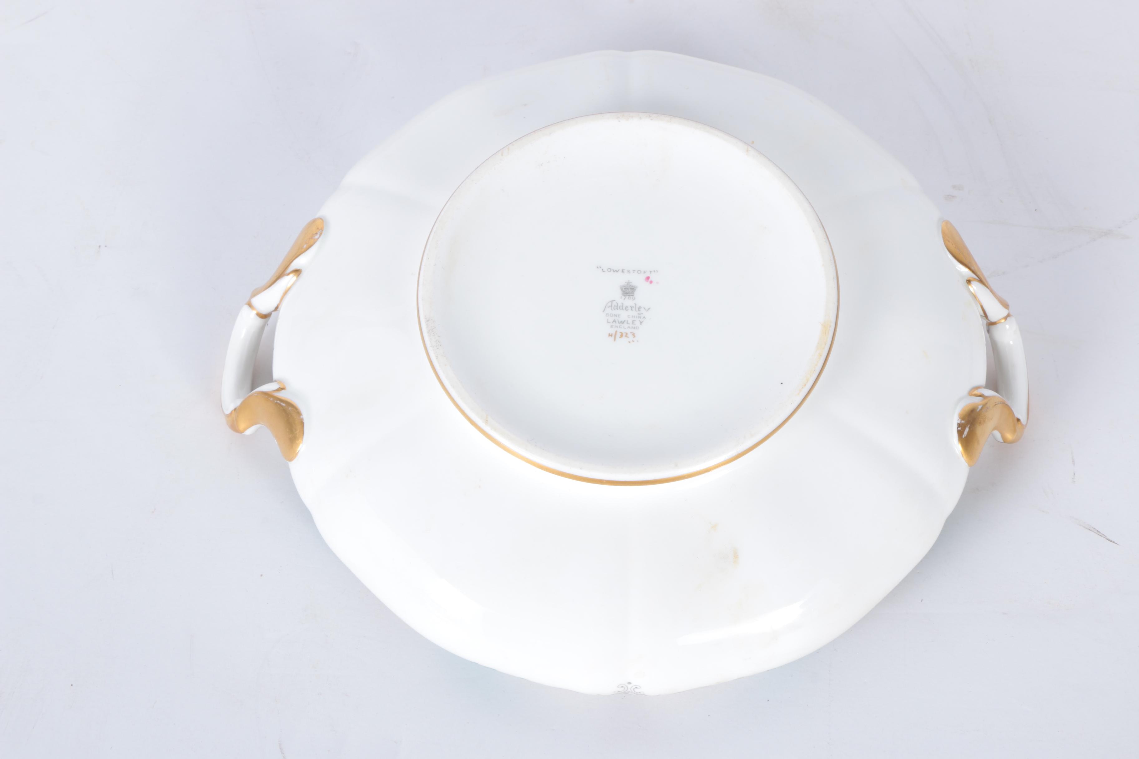 Circa 1950s Adderley "Lowestoft" Bone China Tableware