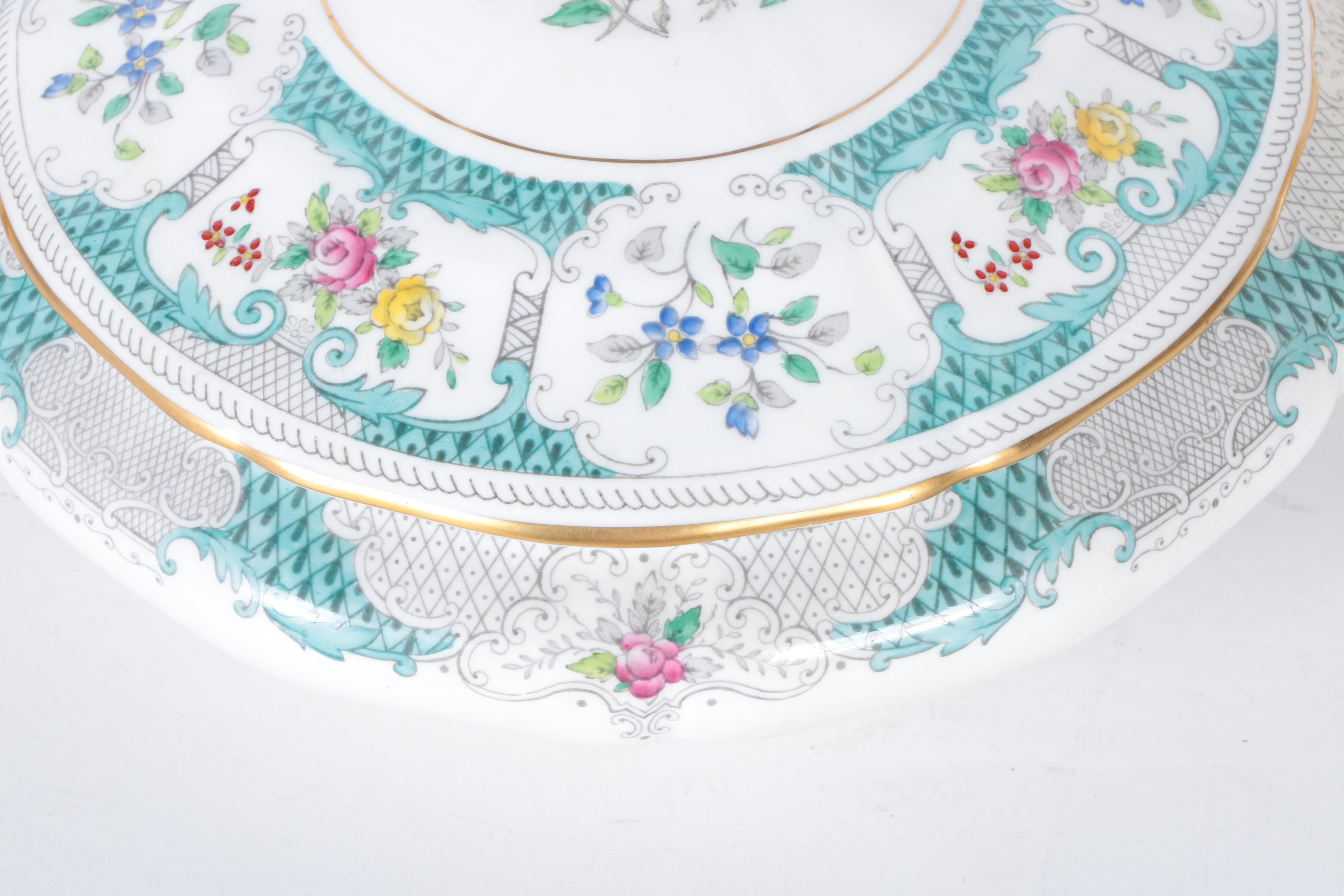Circa 1950s Adderley "Lowestoft" Bone China Tableware