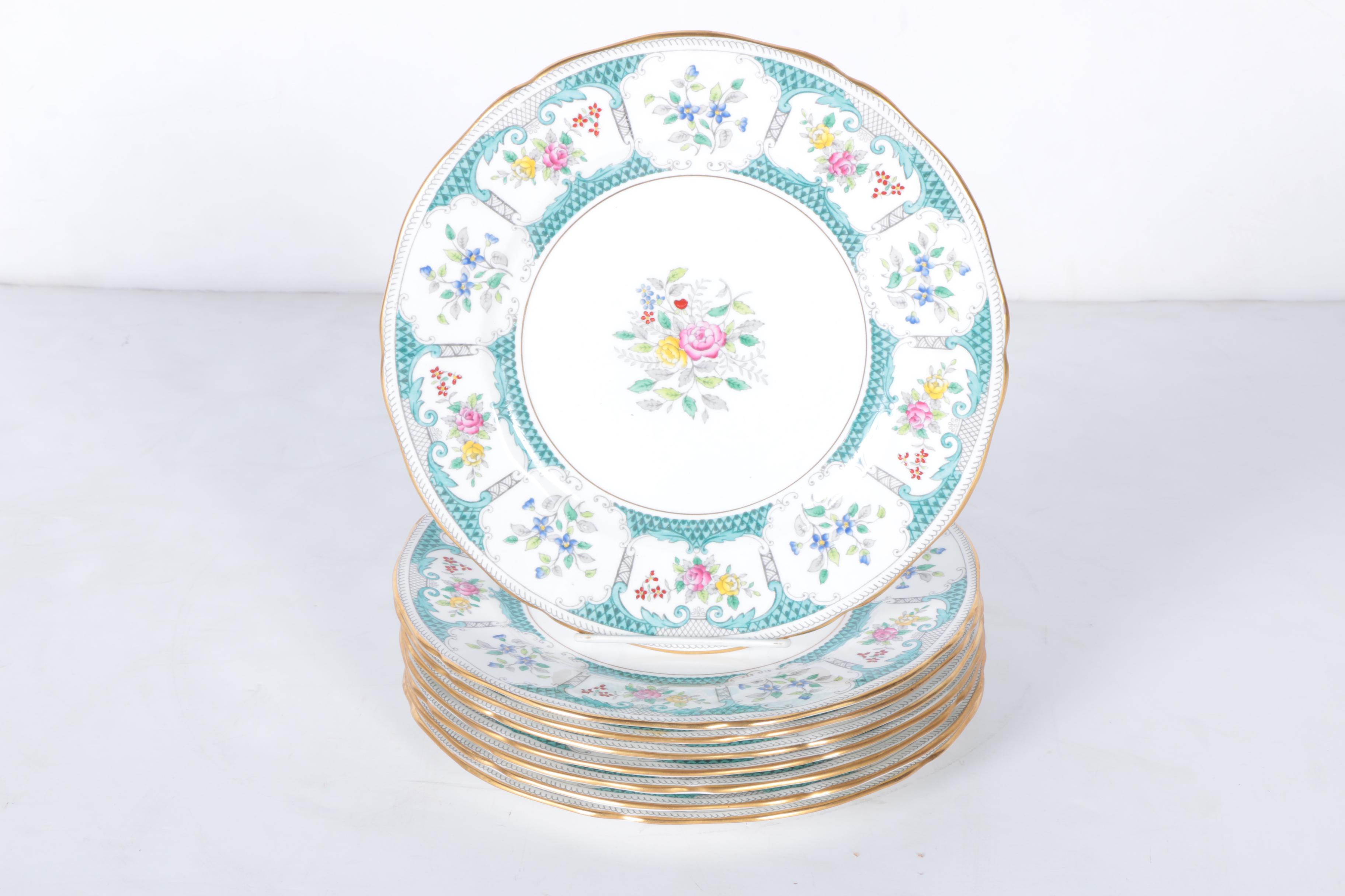 Circa 1950s Adderley "Lowestoft" Bone China Tableware