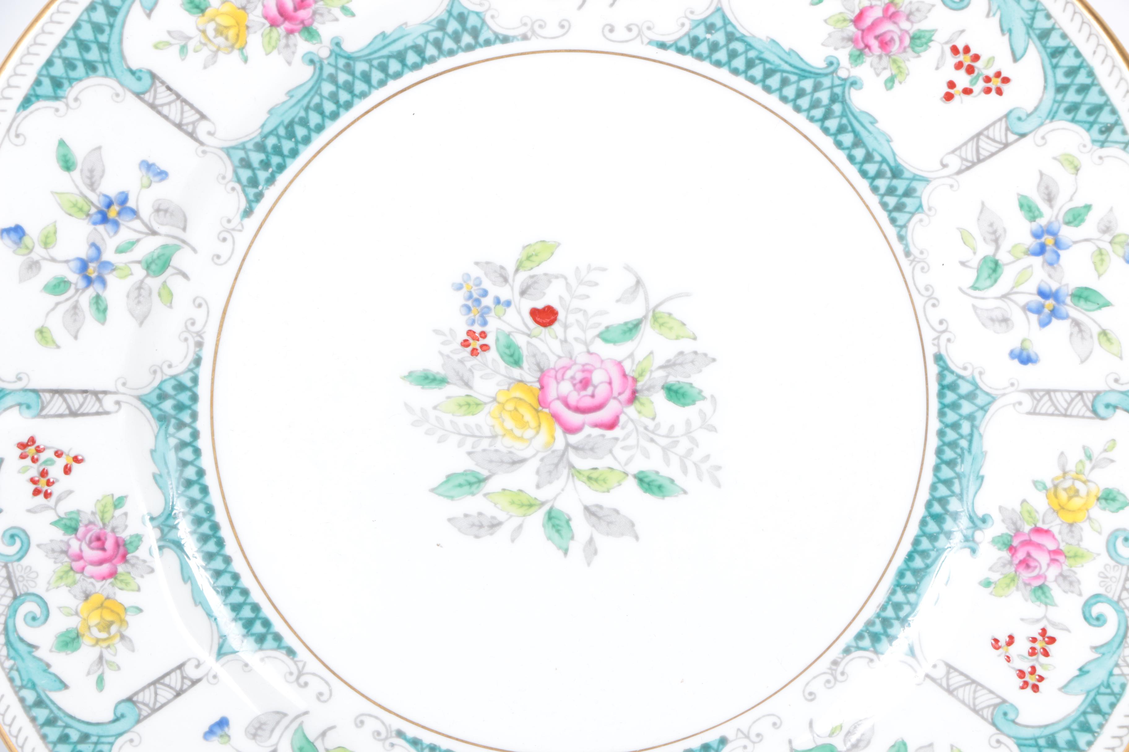 Circa 1950s Adderley "Lowestoft" Bone China Tableware