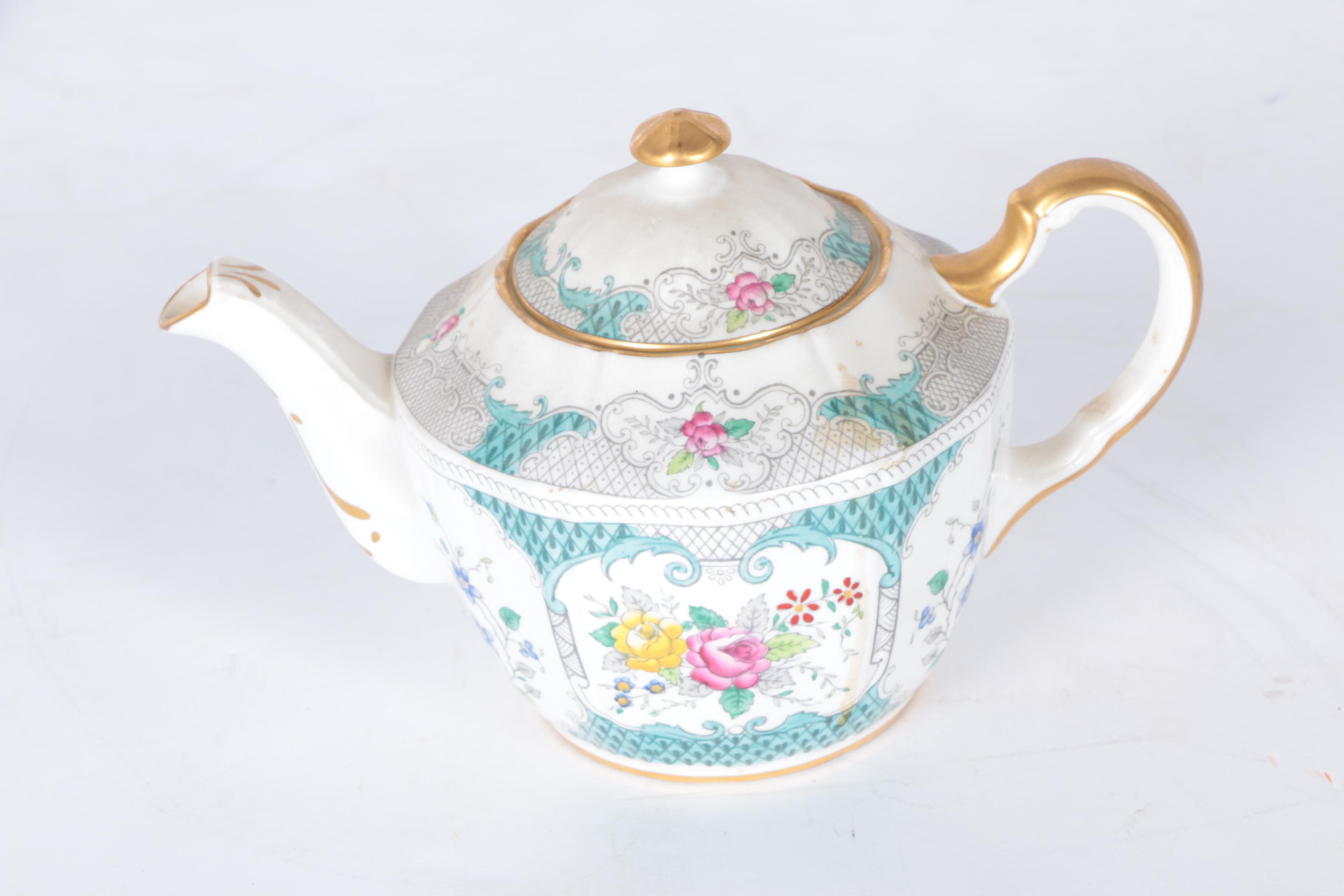 Circa 1950s Adderley "Lowestoft" Bone China Tableware