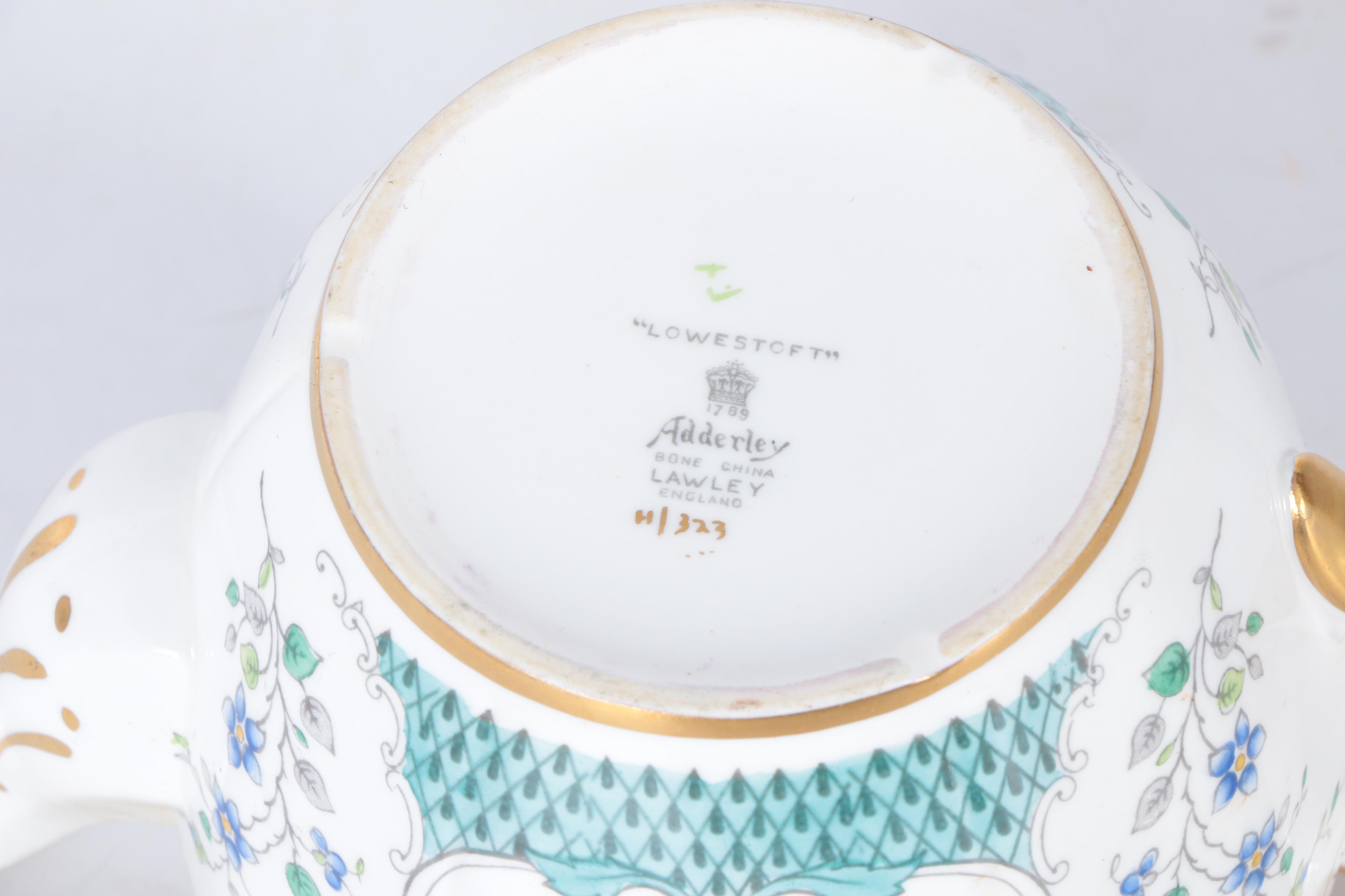 Circa 1950s Adderley "Lowestoft" Bone China Tableware