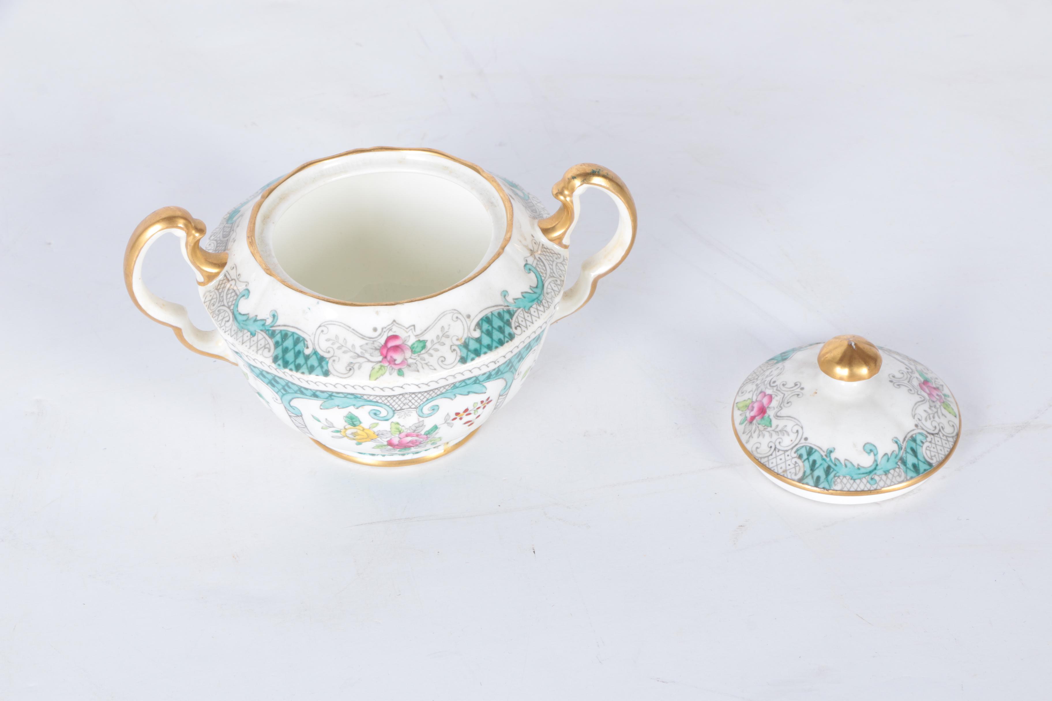 Circa 1950s Adderley "Lowestoft" Bone China Tableware