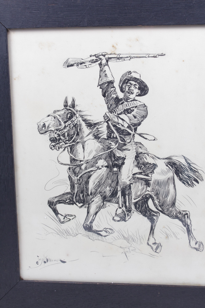 Original Ink Drawing by Raemer