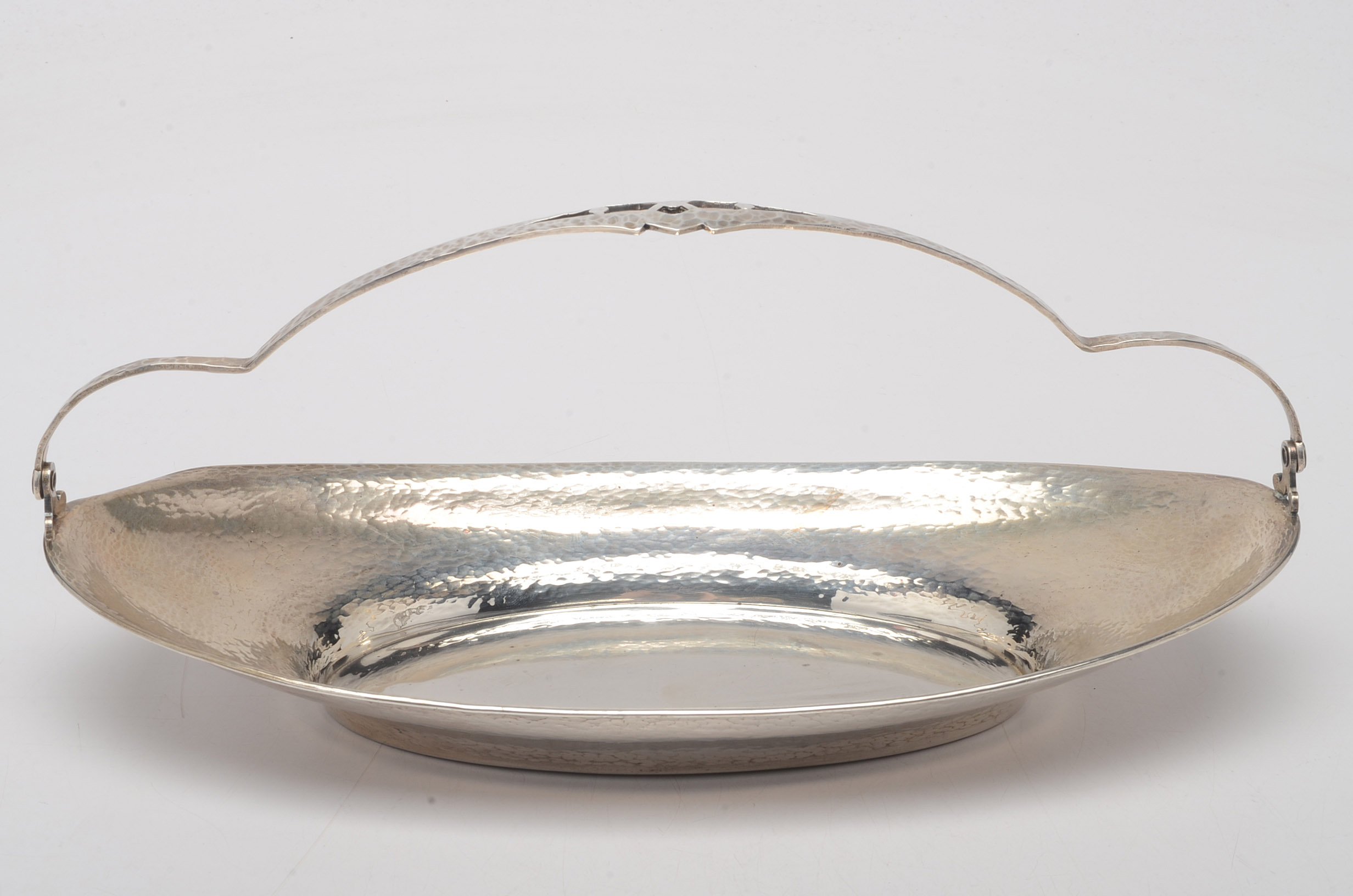 Marshall Field & Co. Colonial Sterling Silver Plate and Ladle with Basket