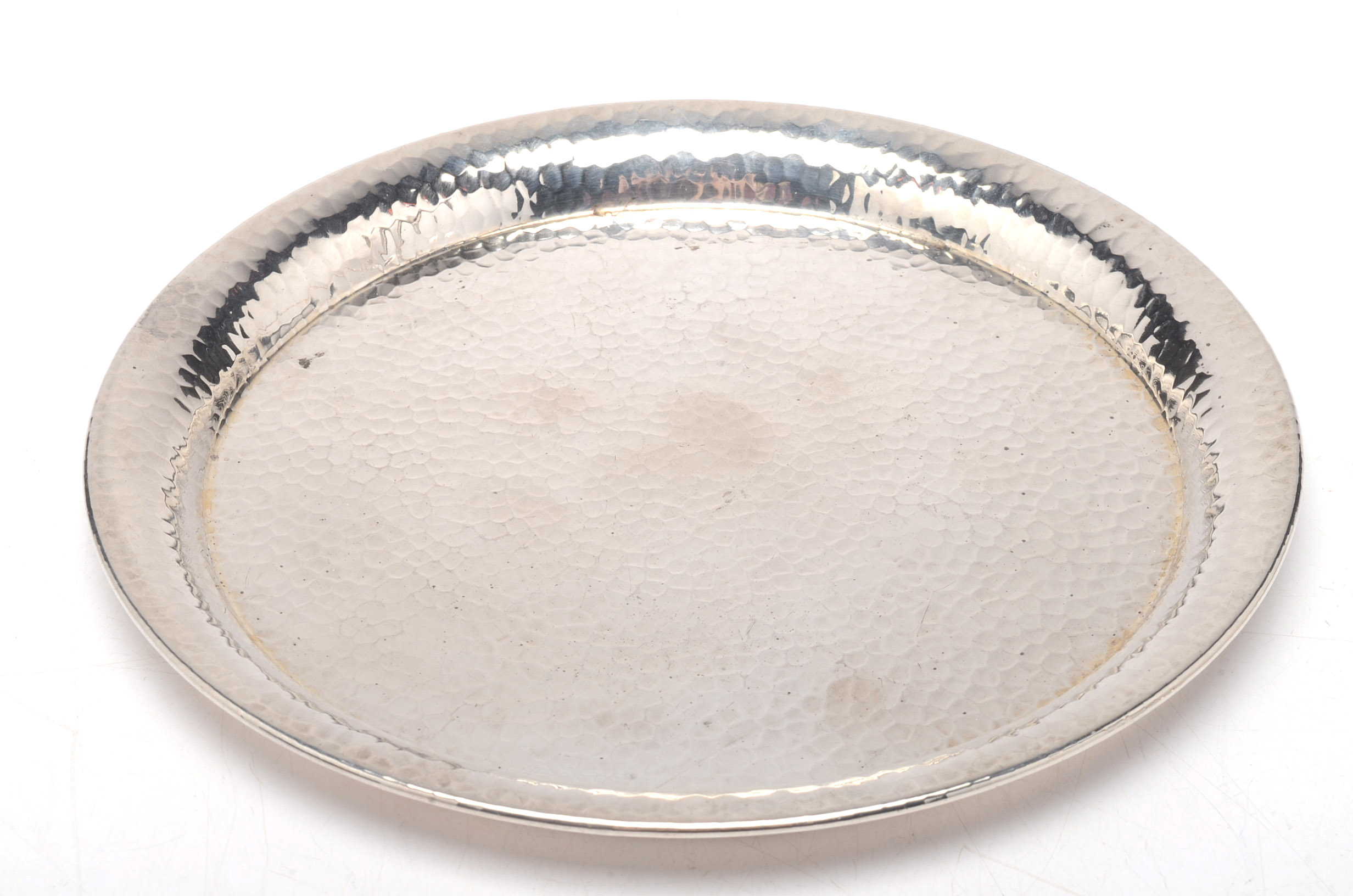Marshall Field & Co. Colonial Sterling Silver Plate and Ladle with Basket