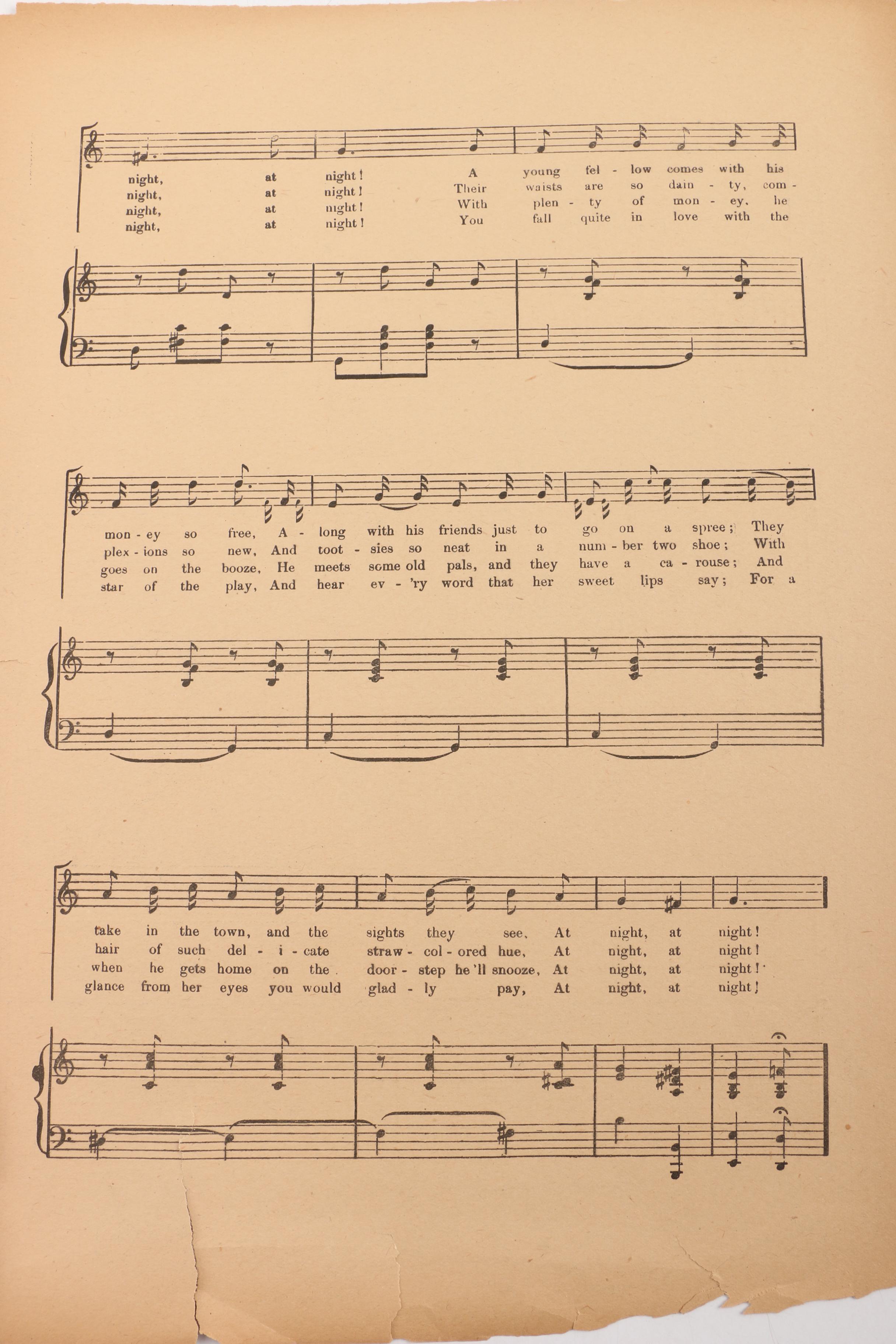 Socialite Alice Roosevelt Longworth Memorabilia and Sheet Music