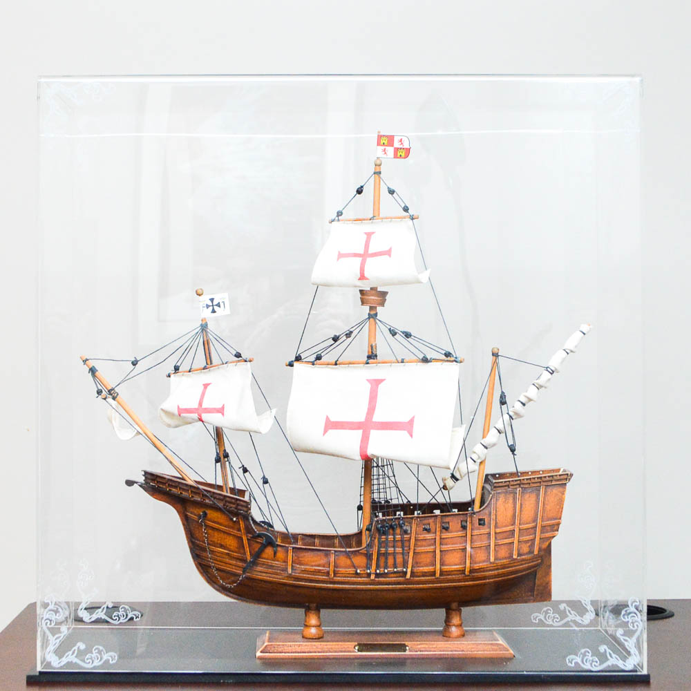 São José Model Ship and Silver Coin from Shipwreck
