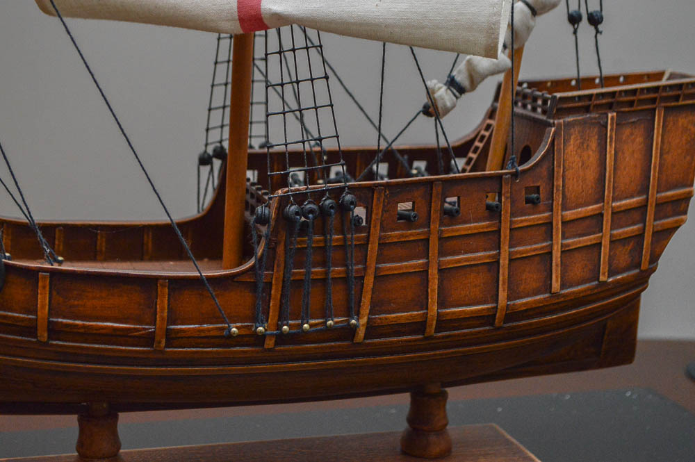 São José Model Ship and Silver Coin from Shipwreck