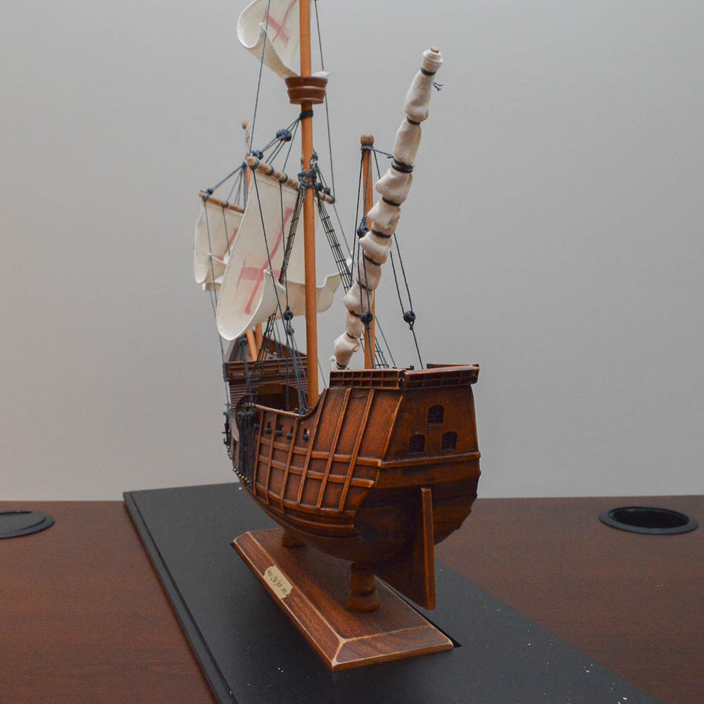 São José Model Ship and Silver Coin from Shipwreck