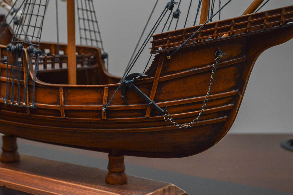 São José Model Ship and Silver Coin from Shipwreck