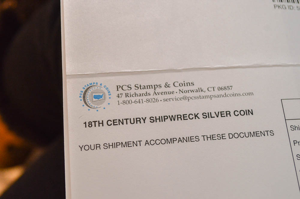São José Model Ship and Silver Coin from Shipwreck