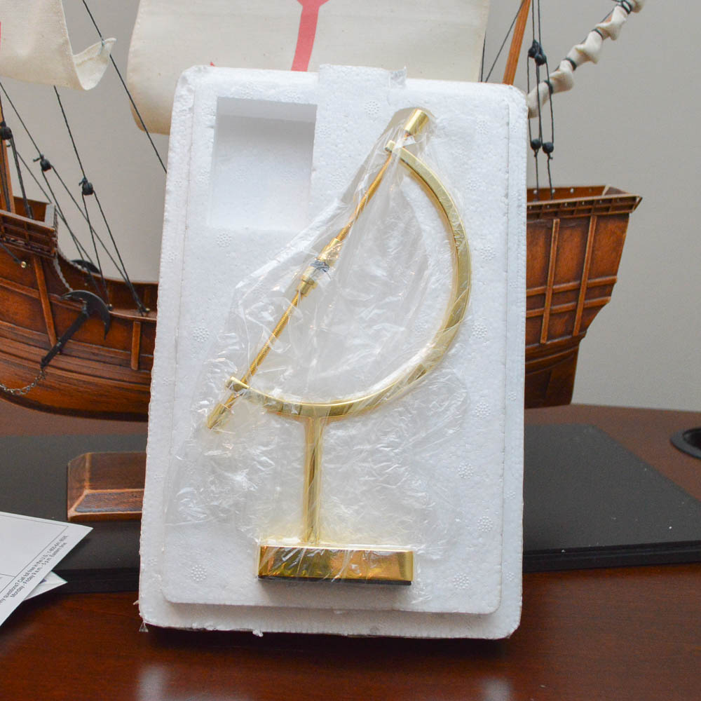 São José Model Ship and Silver Coin from Shipwreck