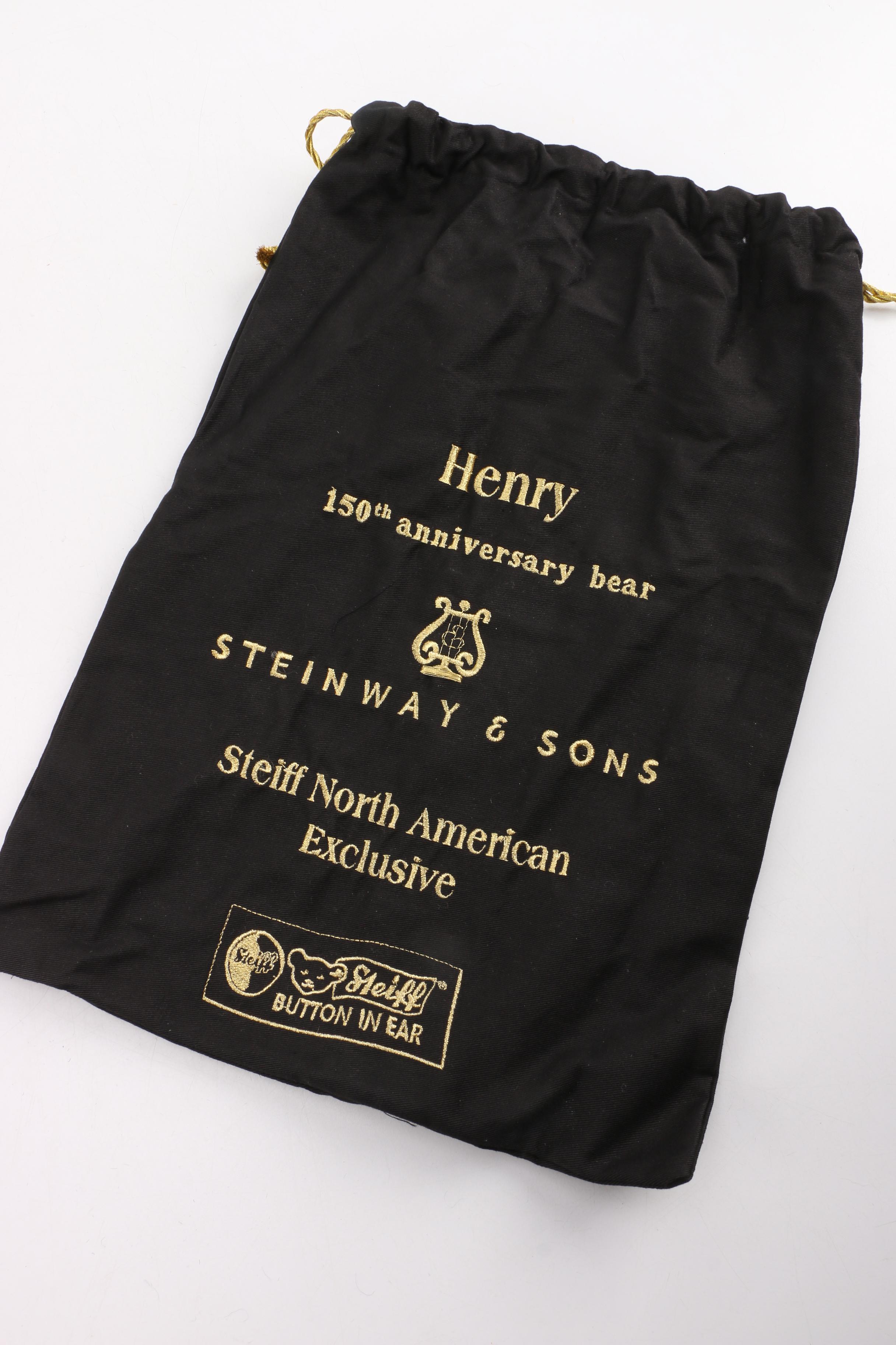 Steiff Steinway & Sons 150th Anniversary "Henry" Teddy Bear