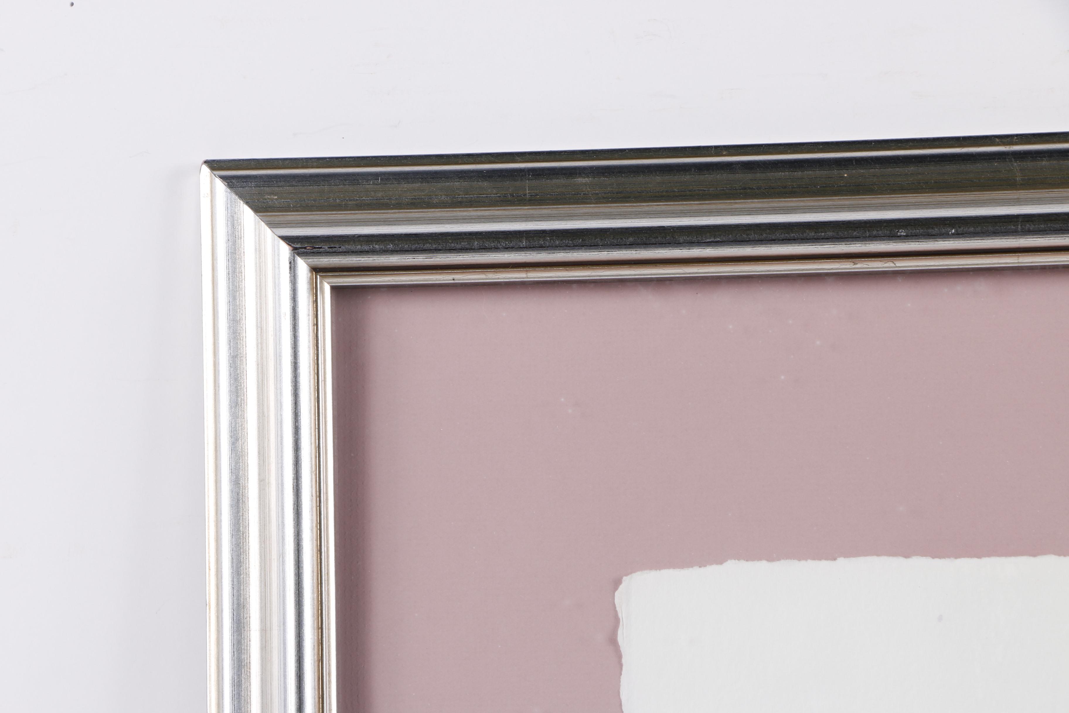 Ryan Loring 1984 Watercolor Painting of Abstract Composition