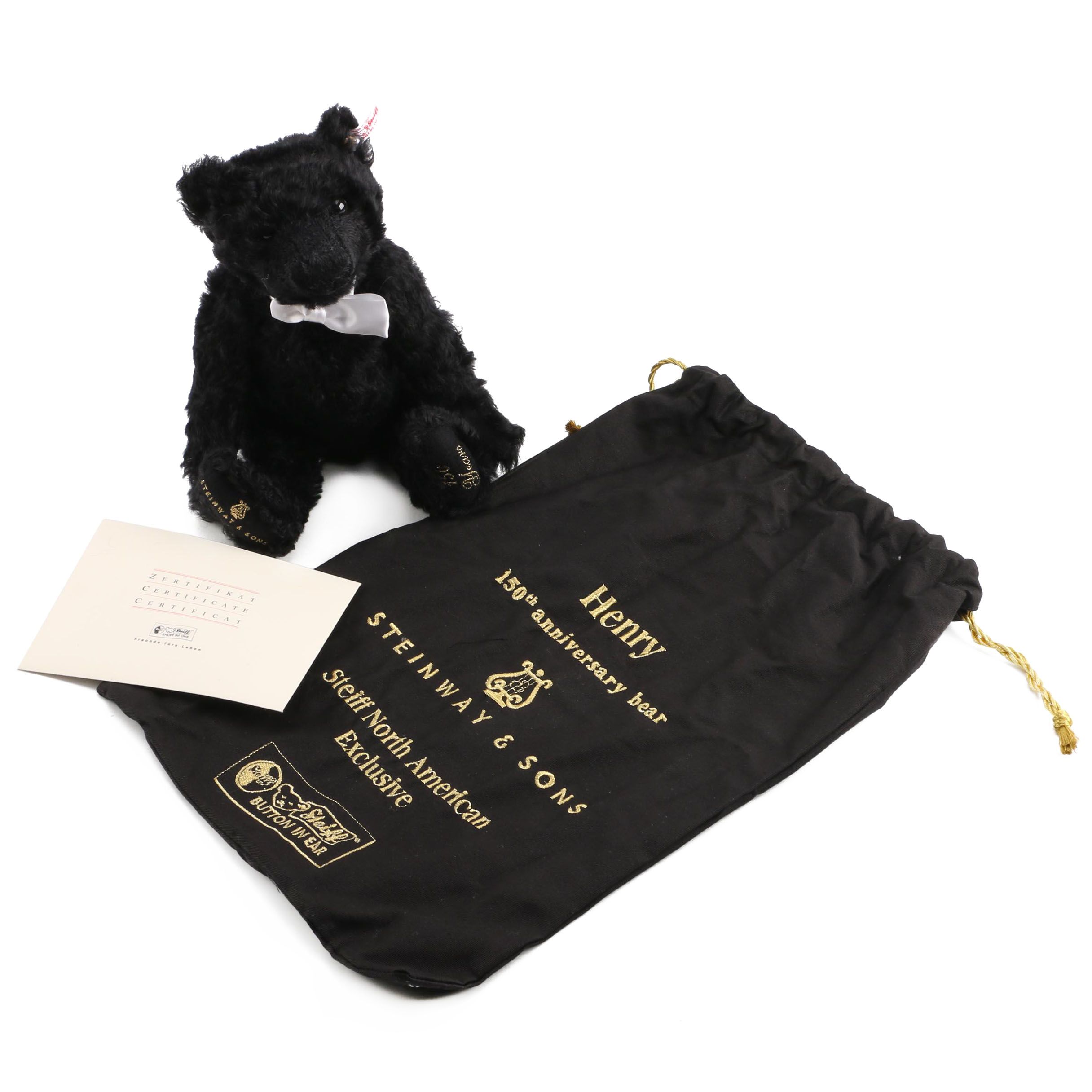 Steiff Steinway & Sons 150th Anniversary "Henry" Teddy Bear