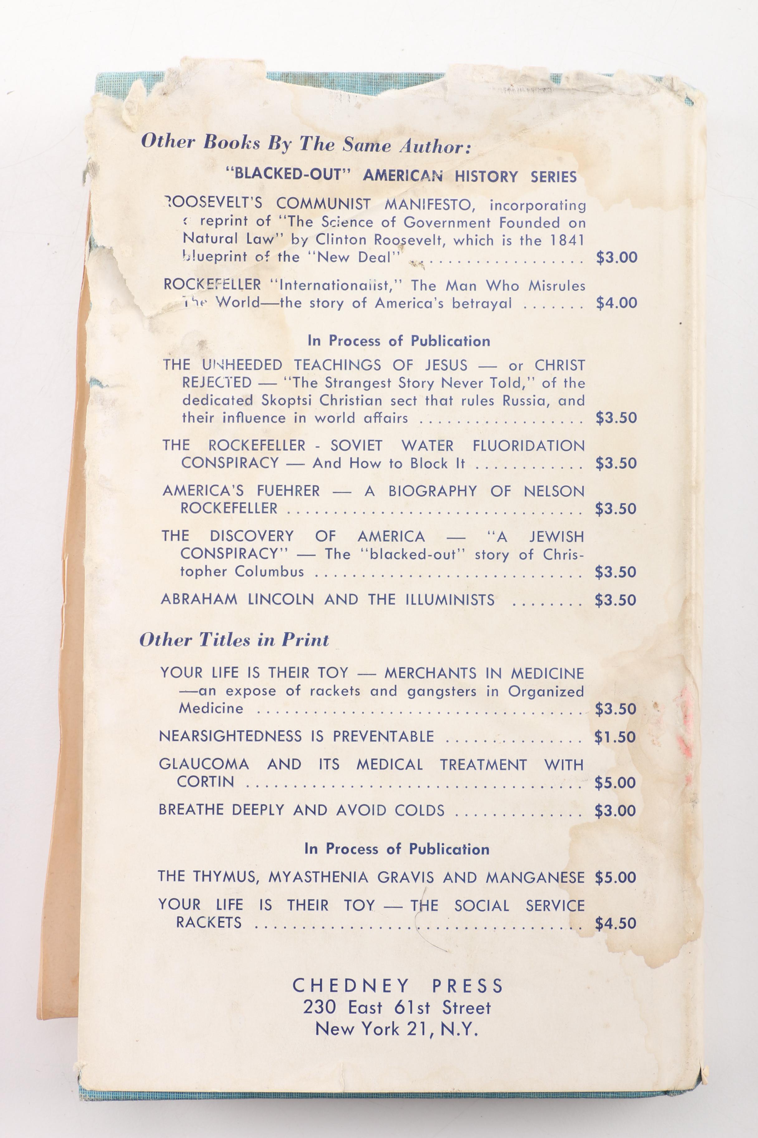 Vintage Anti-Franklin D. Roosevelt Memorabilia Against his Wife and Sons