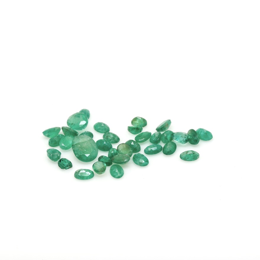 Loose 16.22 CTW Emerald Gemstones