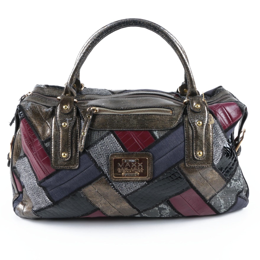 Maxx New York Patchwork Handbag