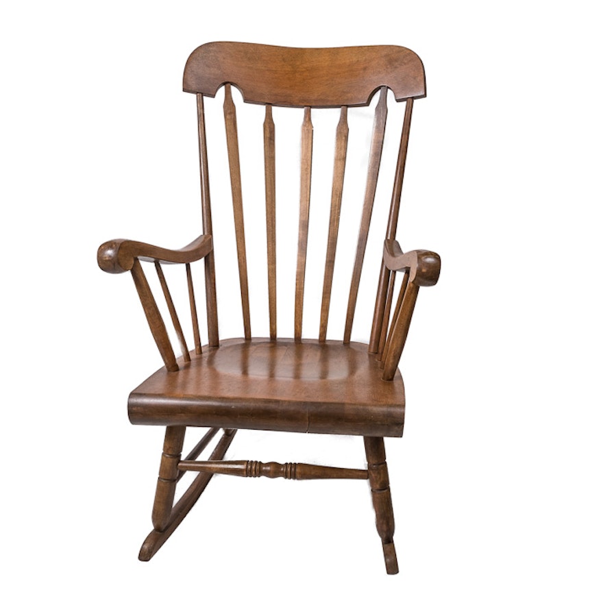 Arrow-Back Rocking Chair