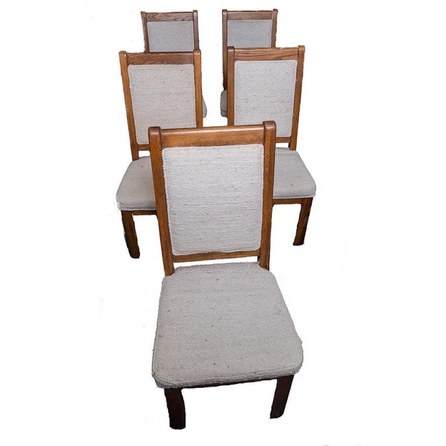 Vintage Oak Side Chairs