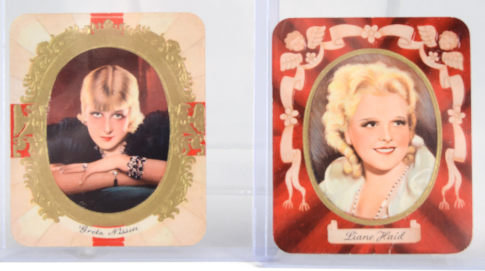 Fifty-Four 1934 "Kur Mark" German Cinema Stars Cigarettes Trading Cards