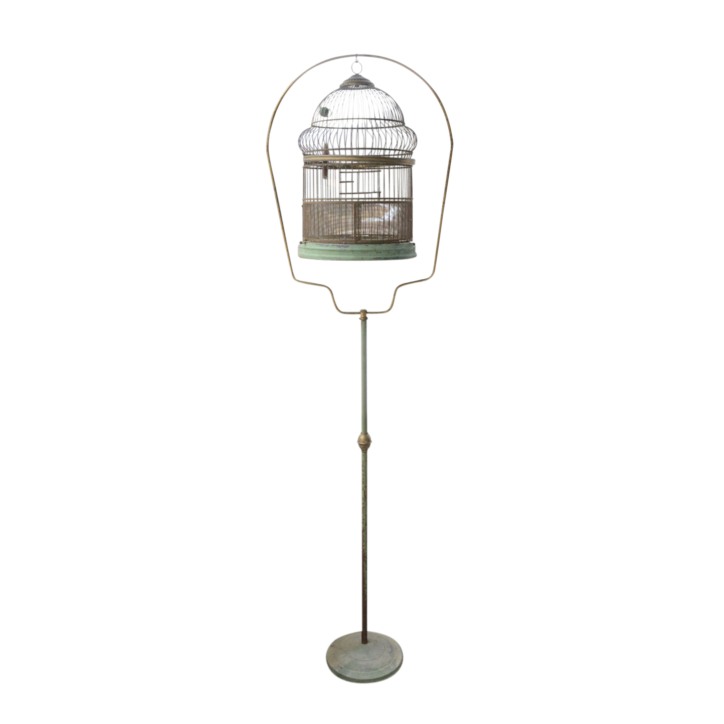 Hanging Bird Cage with Floor Stand