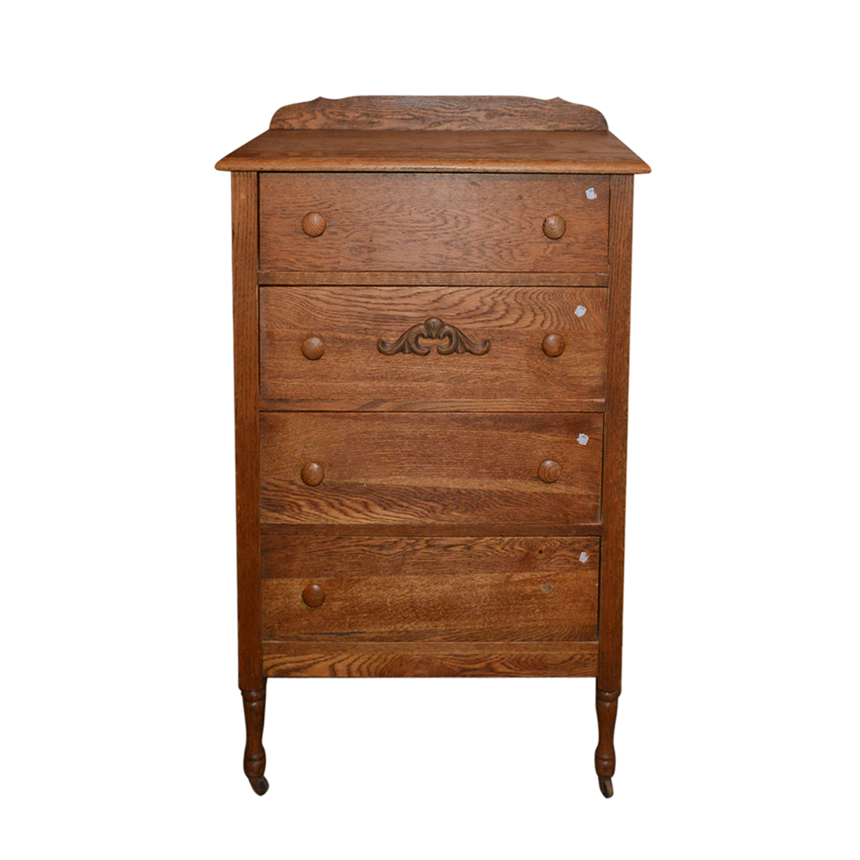 Provincial Style Oak Chest of Drawers