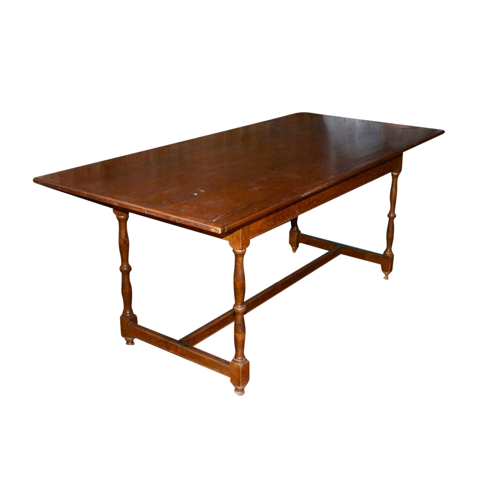 Vintage Pine and Maple Dining Table