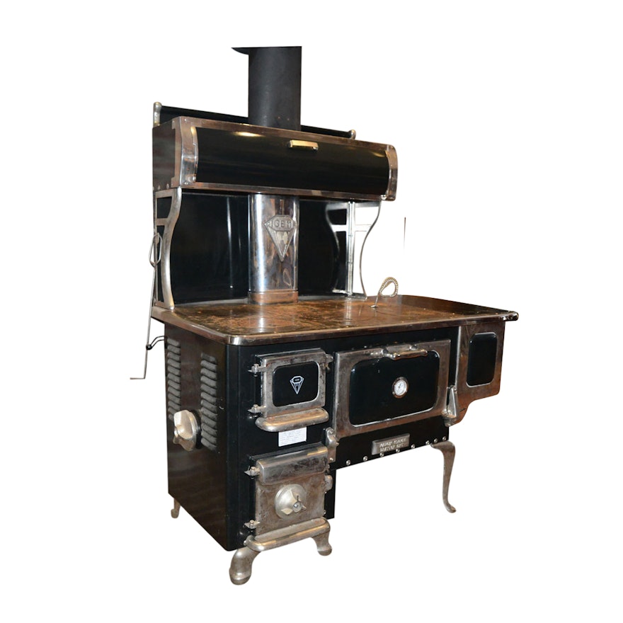 Margin Stoves "Gem" Cooking Range and Space Heater