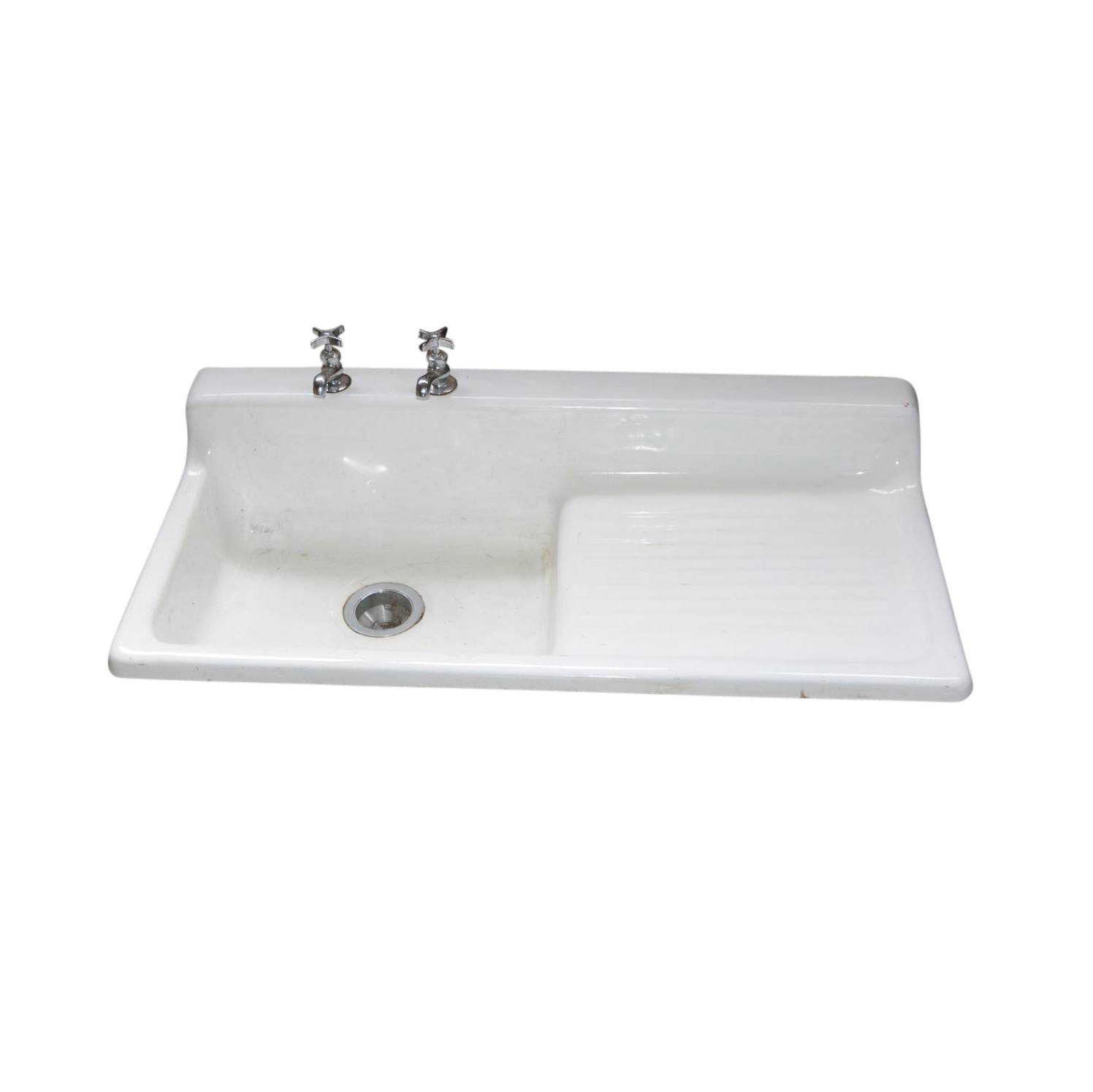 Vintage Porcelain Industrial Sink