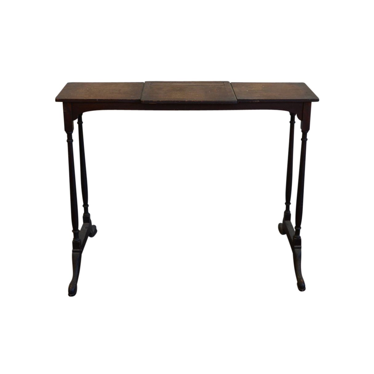 Vintage Adjustable Walnut Lectern Table