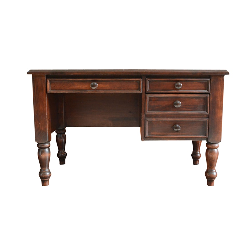 Vintage Early American Style Pine Desk