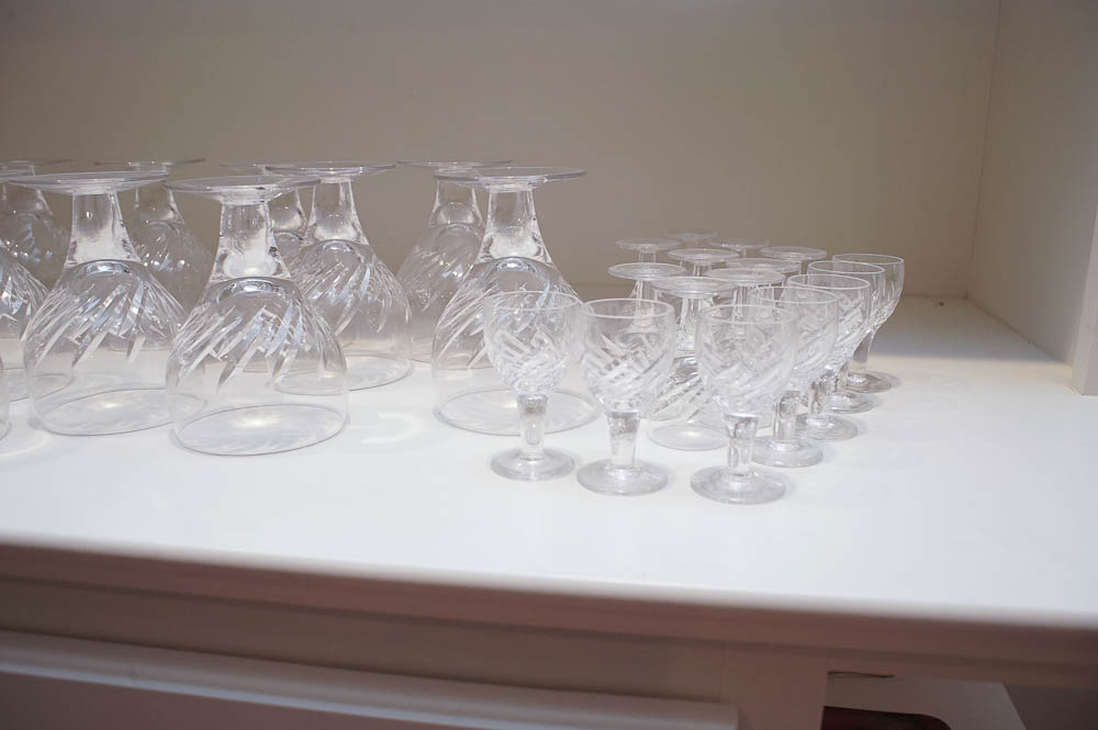 Vintage Stuart Crystal "Medley" Stemware