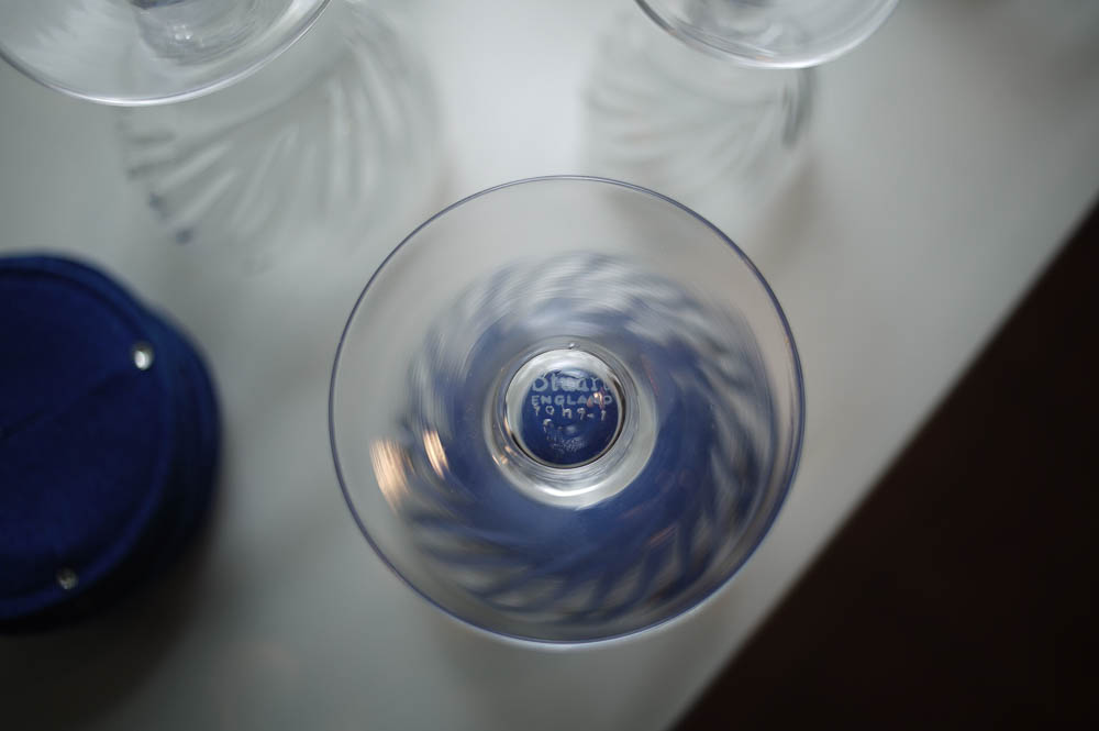 Vintage Stuart Crystal "Medley" Stemware