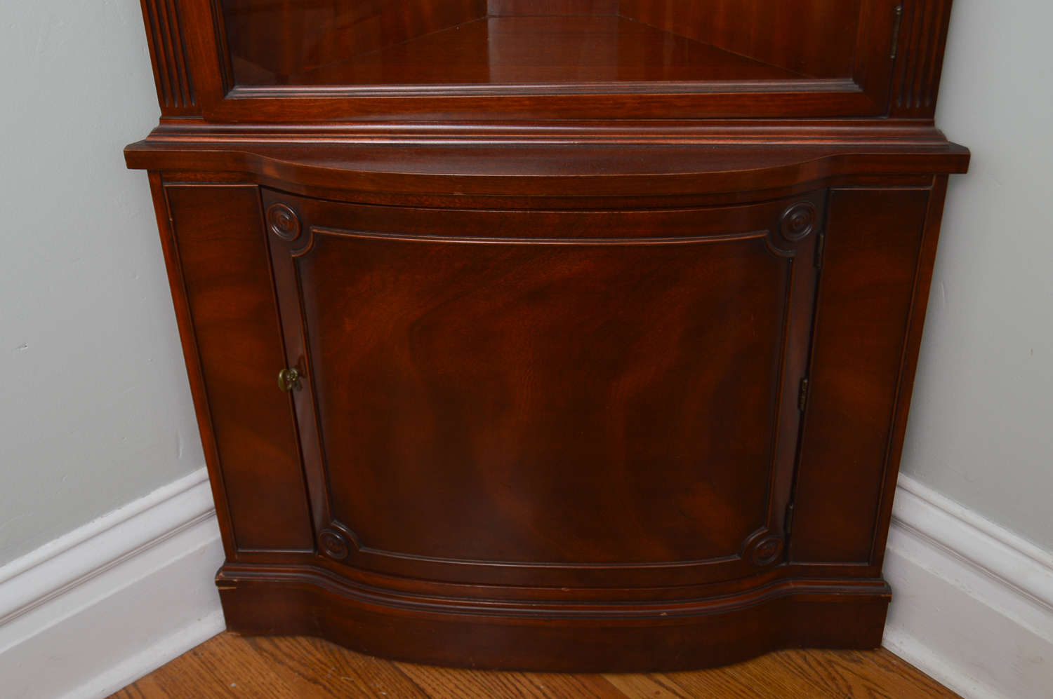 Vintage Corner Display Cabinet