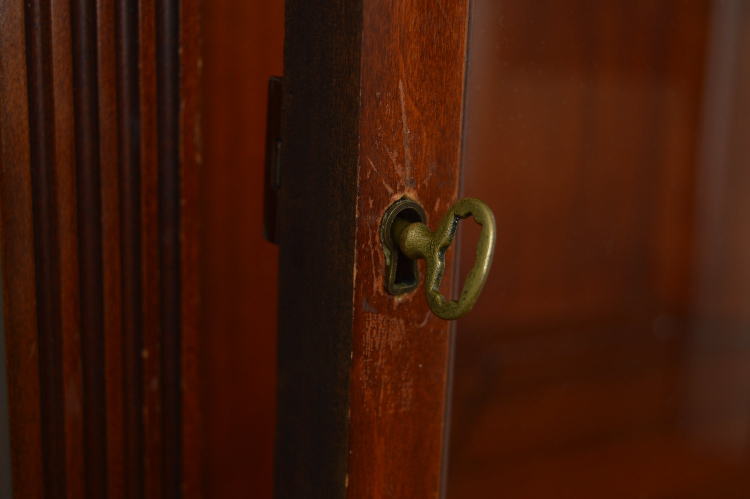 Vintage Corner Display Cabinet