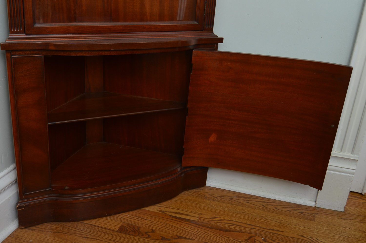 Vintage Corner Display Cabinet