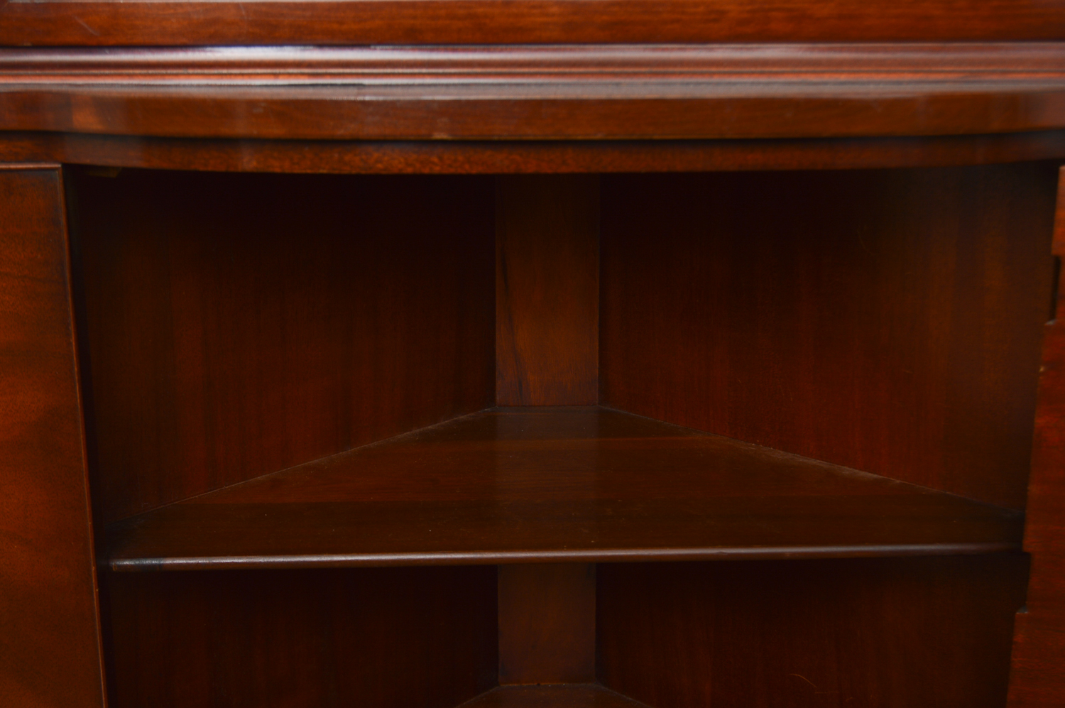 Vintage Corner Display Cabinet