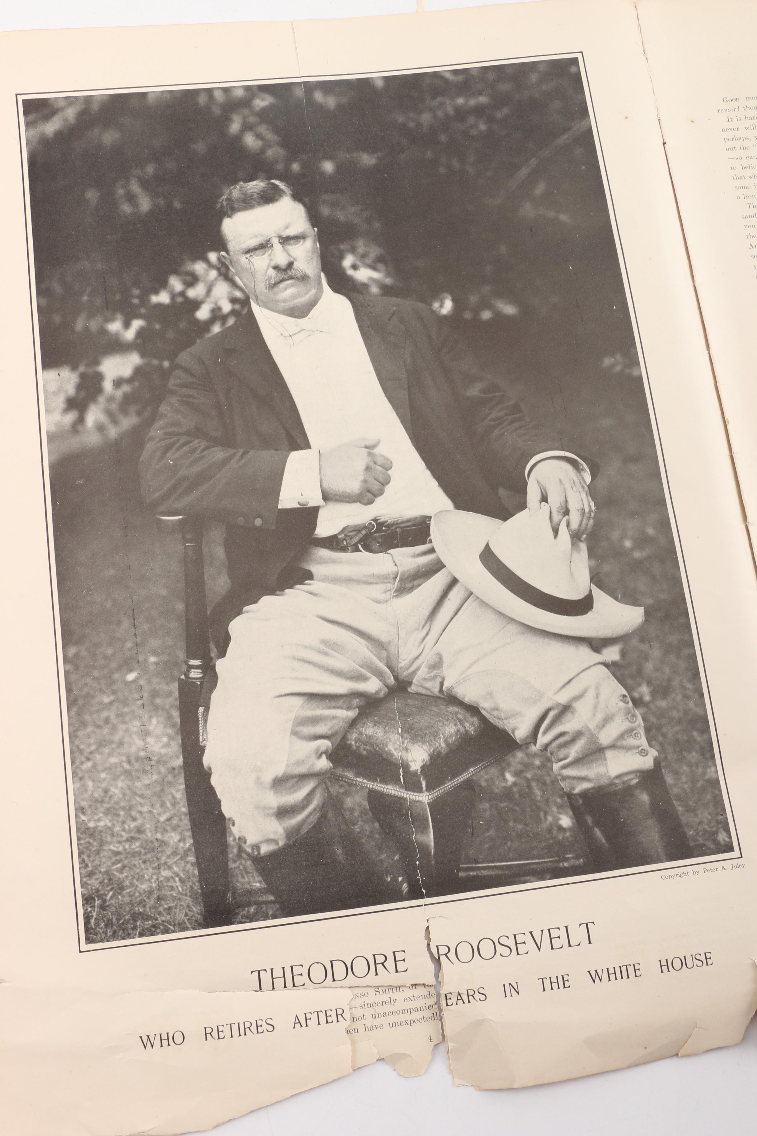 President Taft White House Dinner Invitation, Family Photos, Books and Ephemera