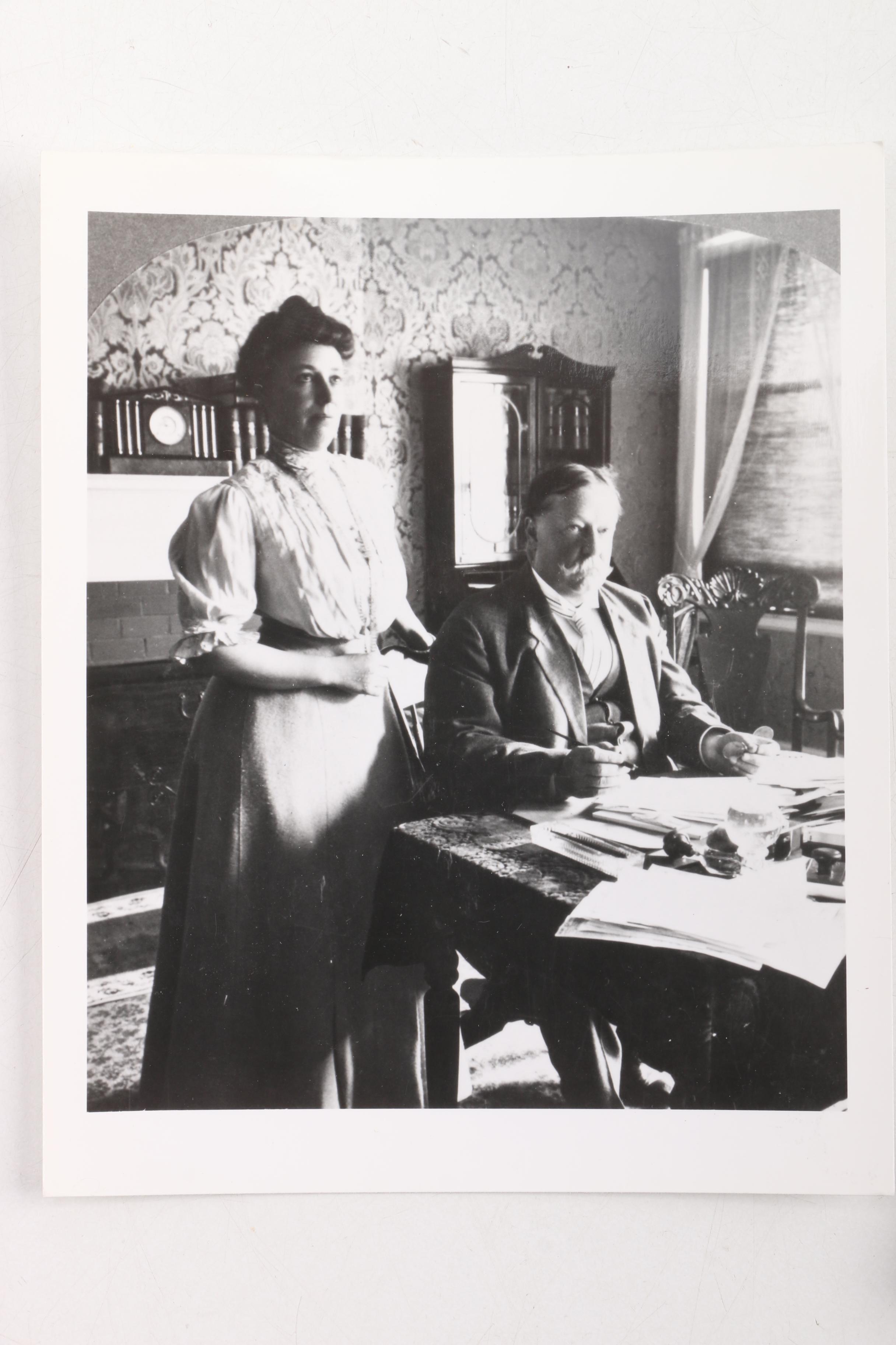 President Taft White House Dinner Invitation, Family Photos, Books and Ephemera